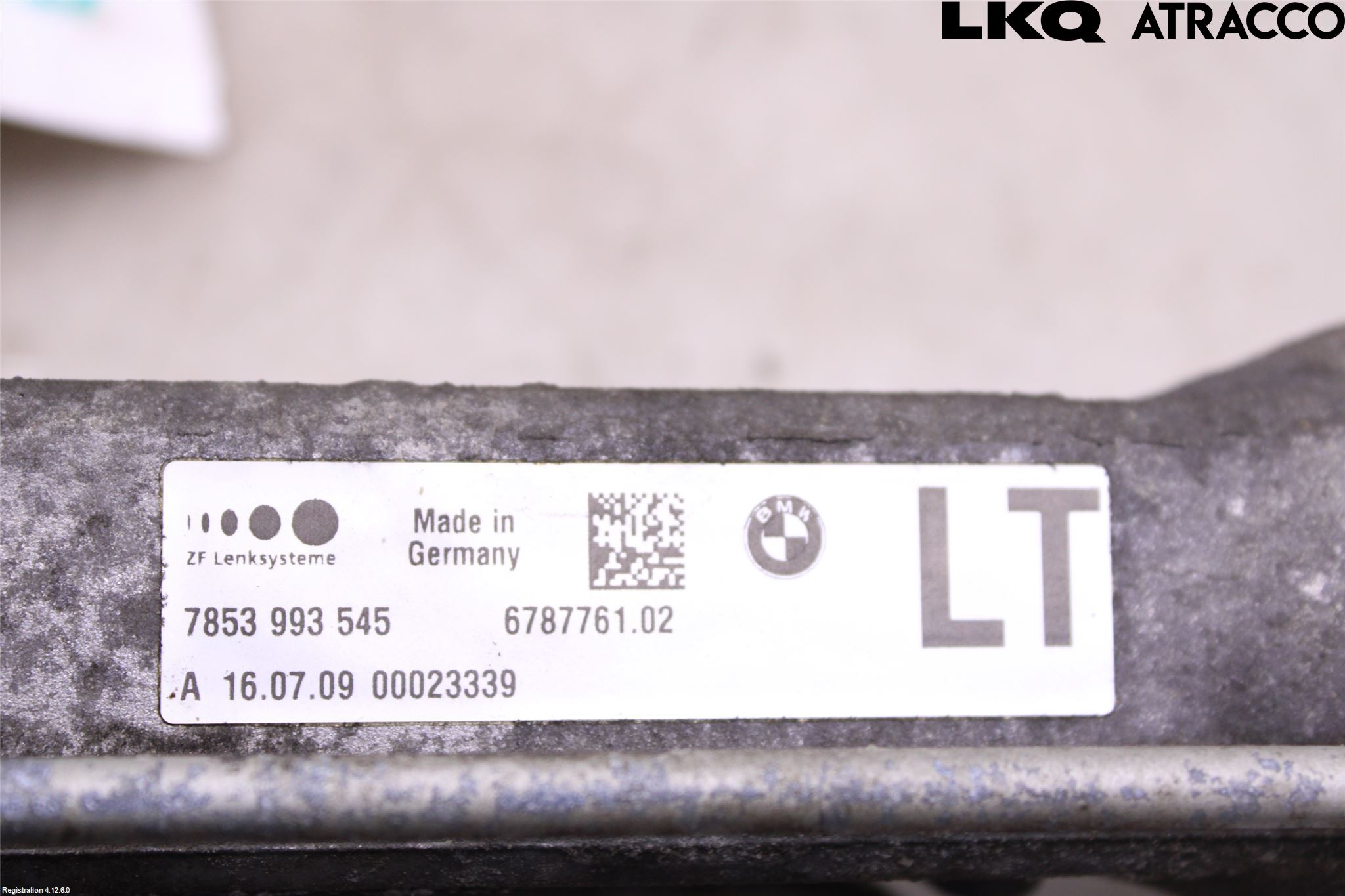 BMW 3 E90/91 SED/TOU 05-12 Servo Snekke - Tannstang
