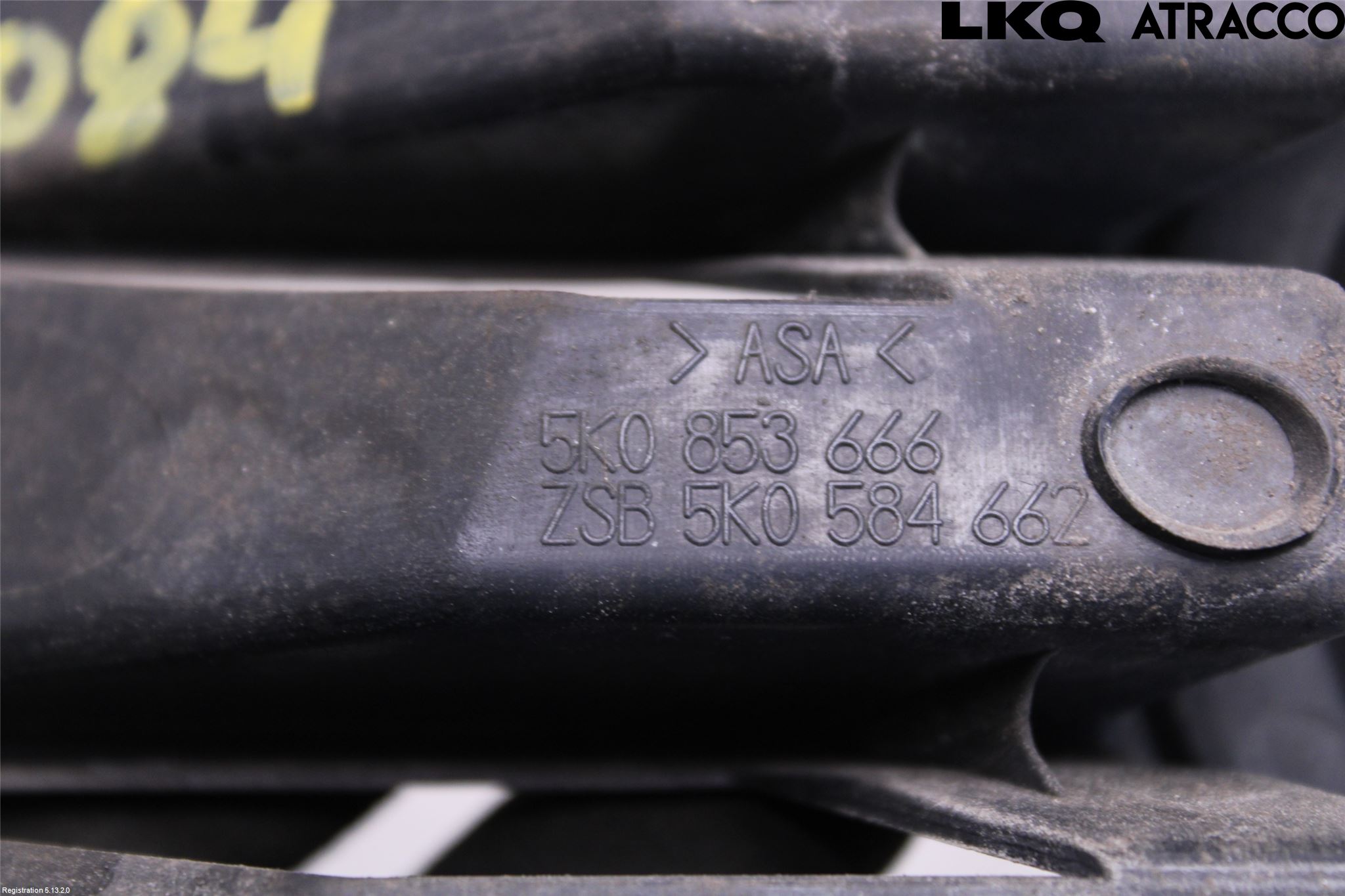 Volkswagen VW GOLF VI 09-13 Frontlykt Kurve-Tåkelys Ramme