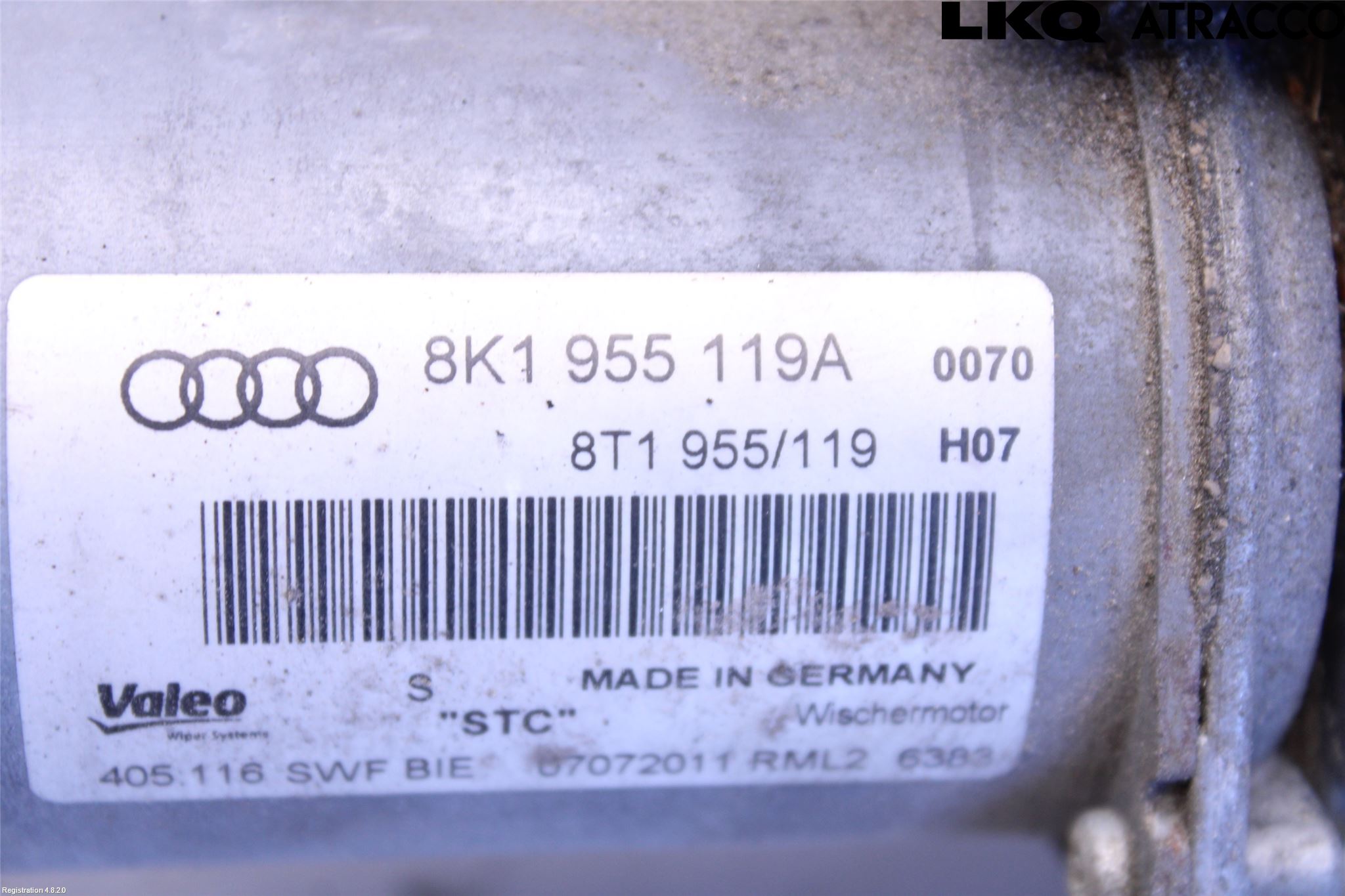 Audi A4 12-15 Viskermotor Frontrute