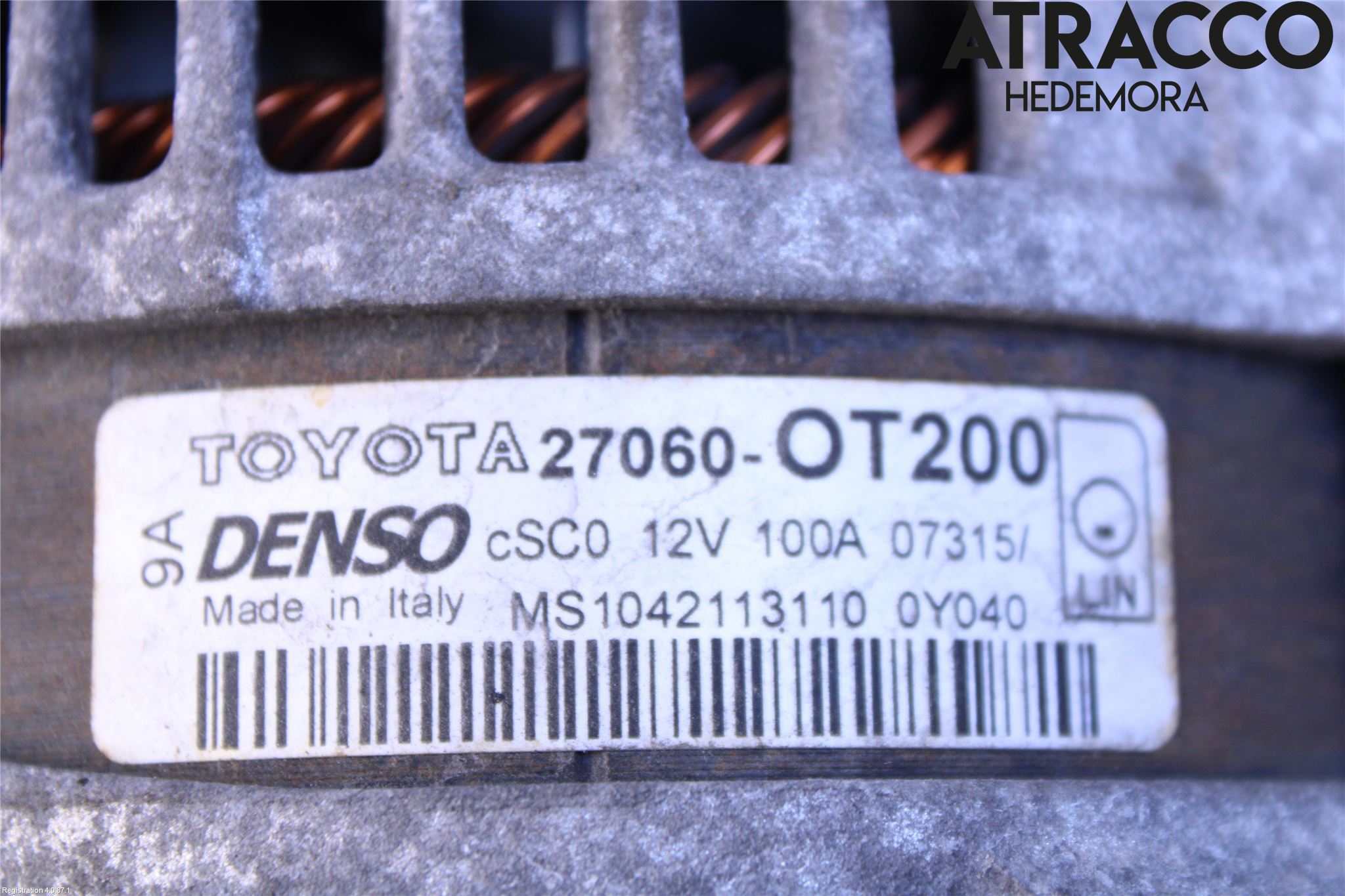 Toyota AURIS 13-19 Dynamo