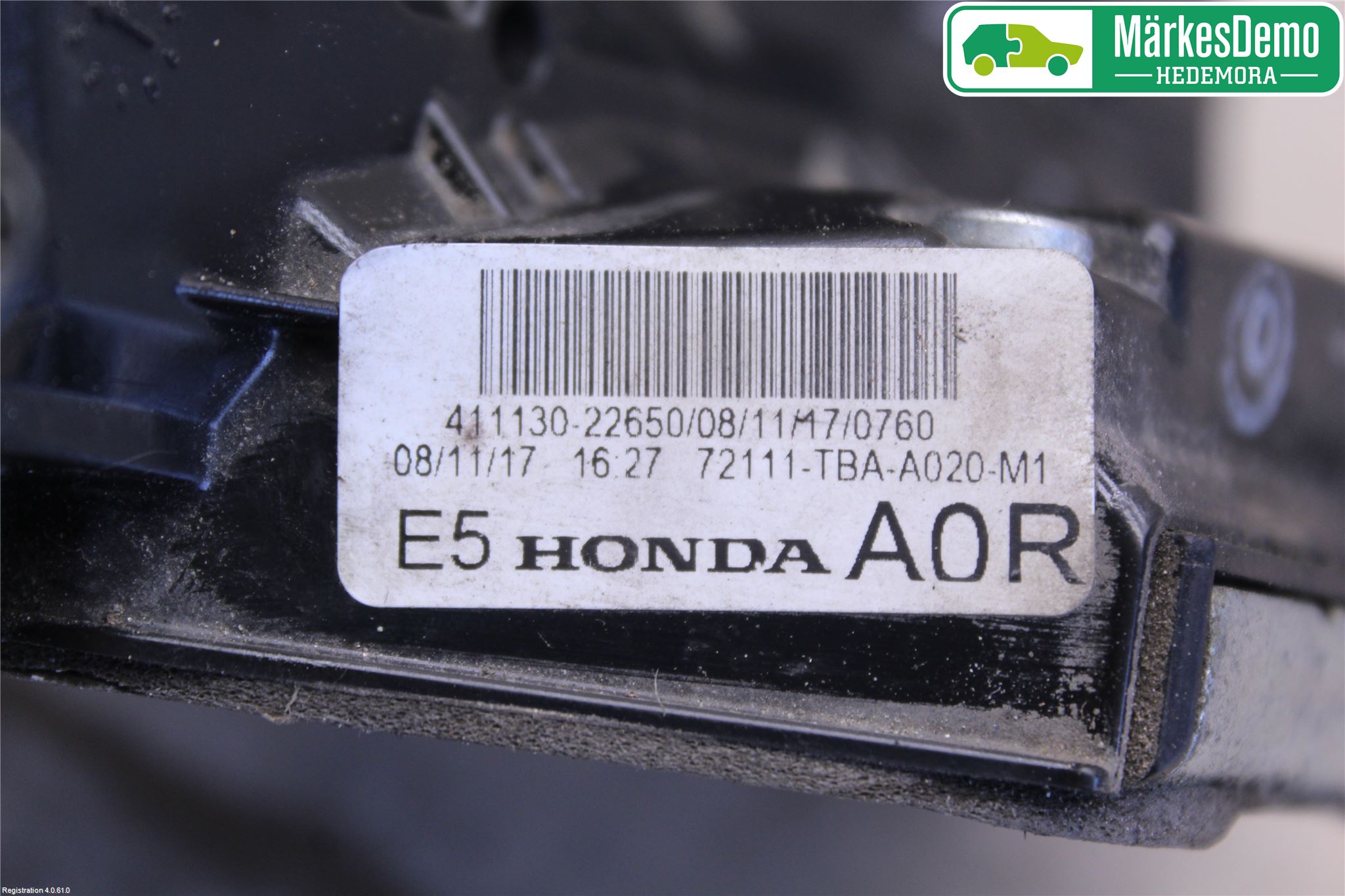 Honda CIVIC 17-22 Dørlås - Låsekasse