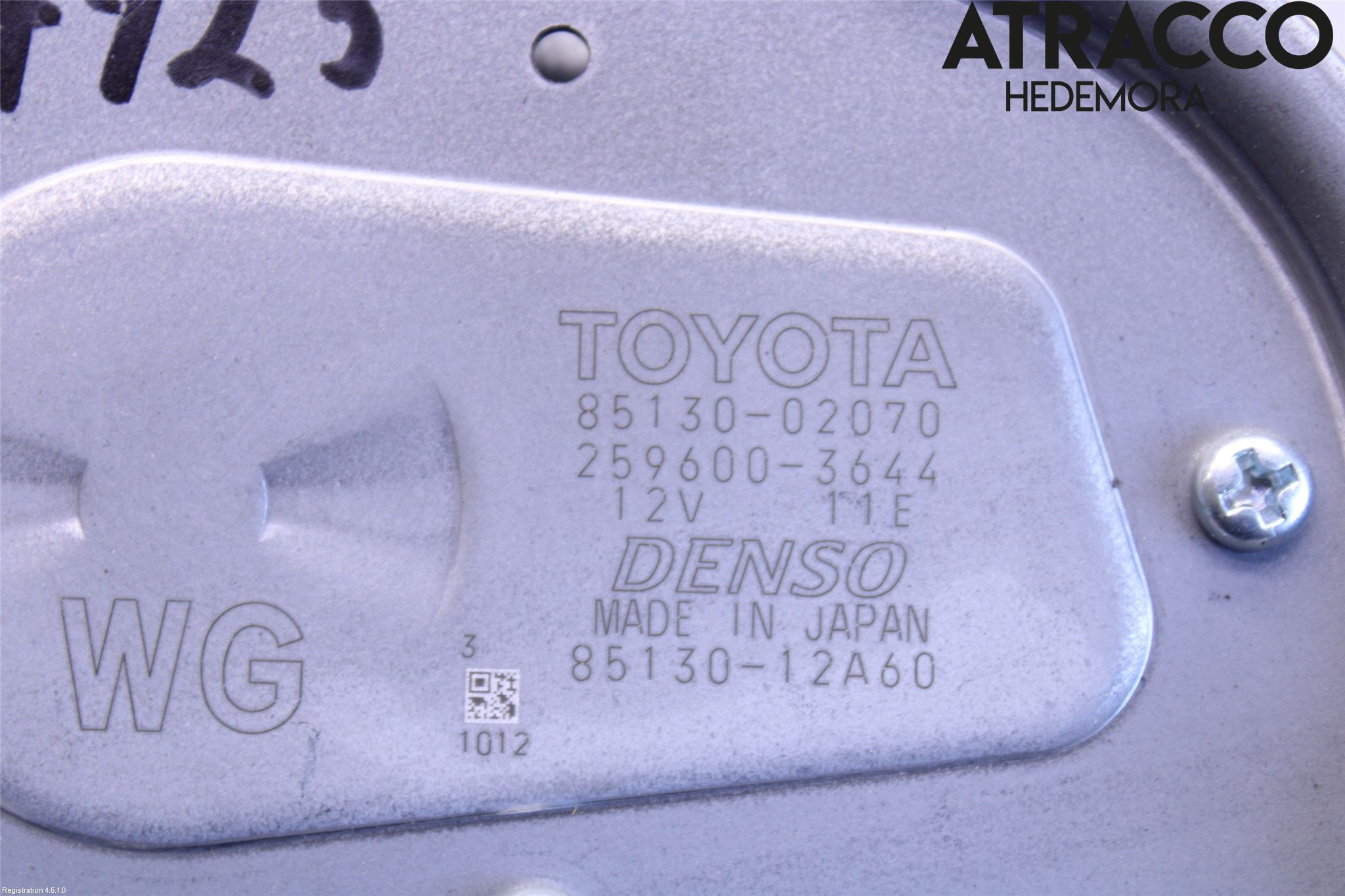 Toyota COROLLA 19- Viskermotor Bakluke