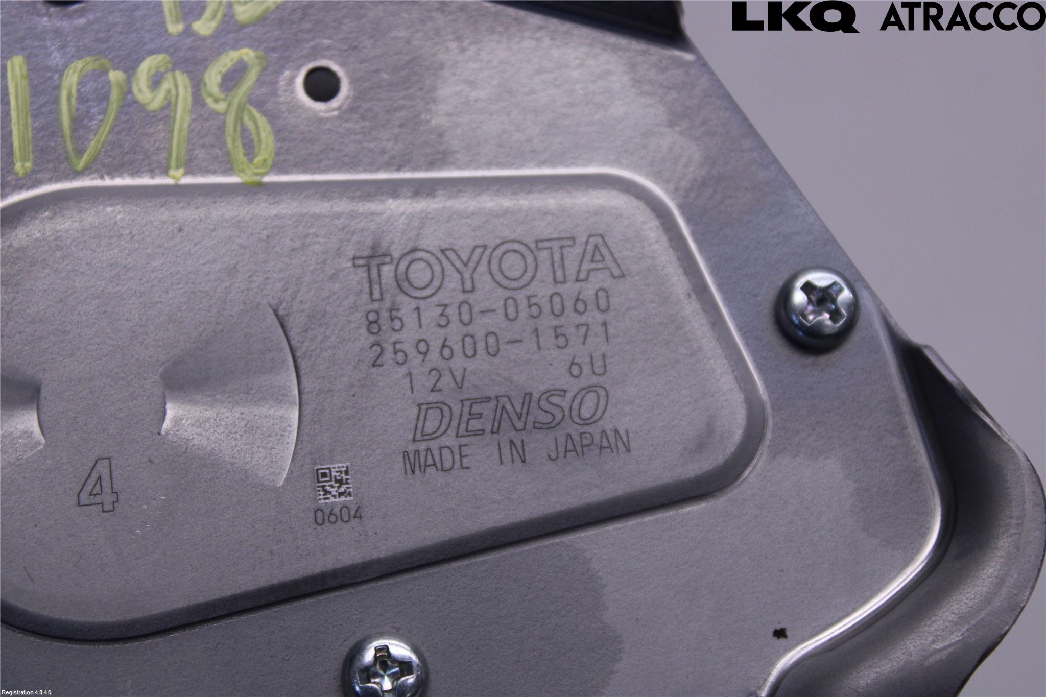 Toyota AVENSIS 16-18 Viskermotor Bakluke
