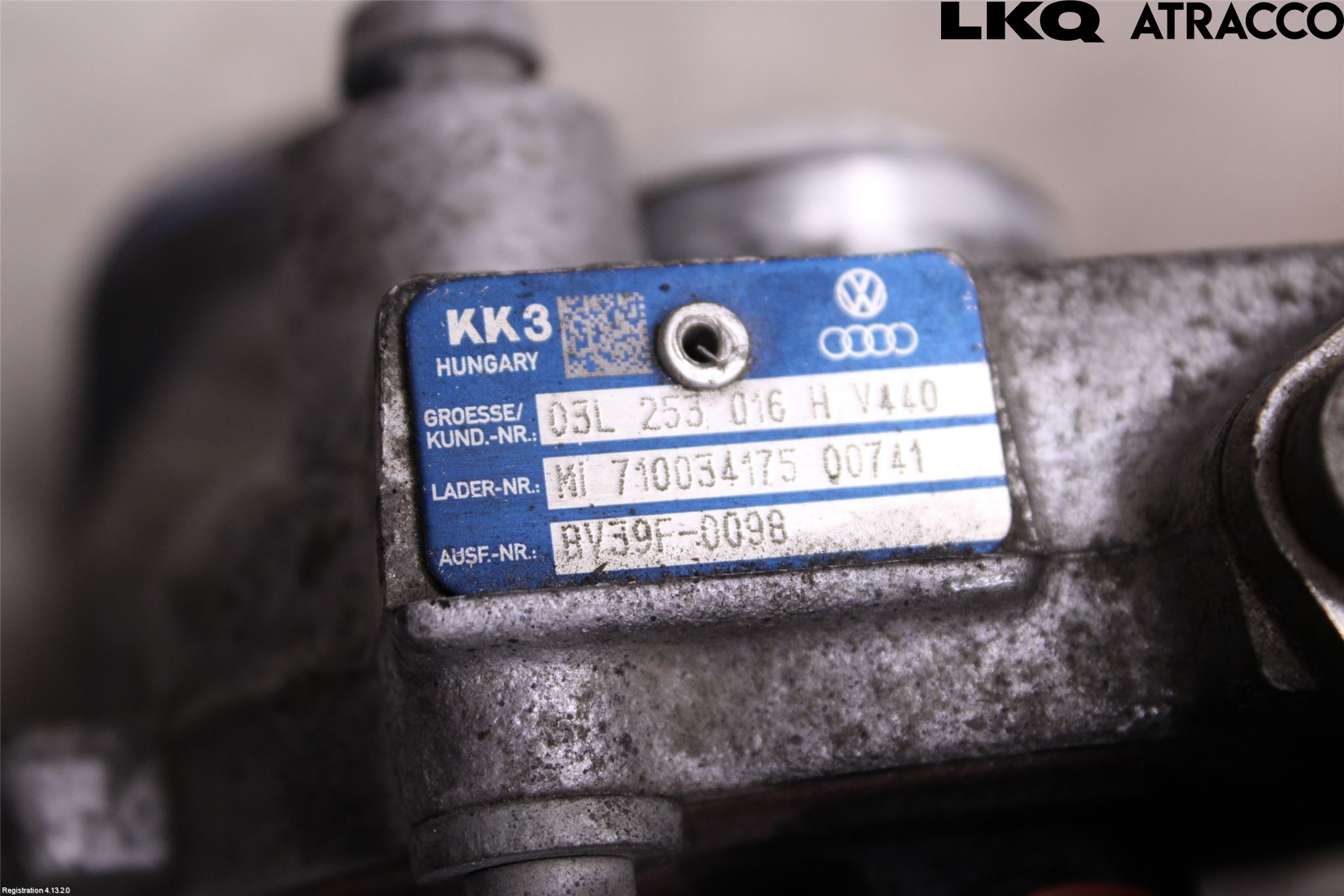 Volkswagen VW POLO 10-17 Turboaggregat