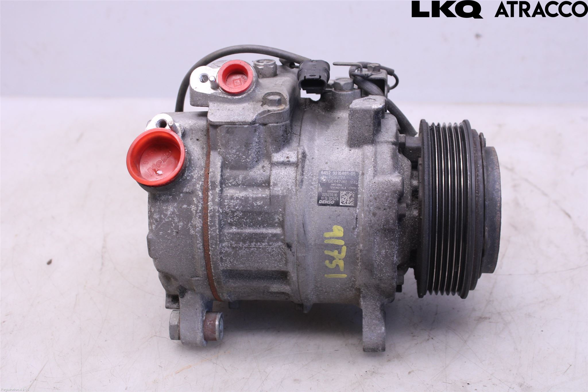 BMW 5 F10/F11/F18 09-17 Varme Ac Kompressor