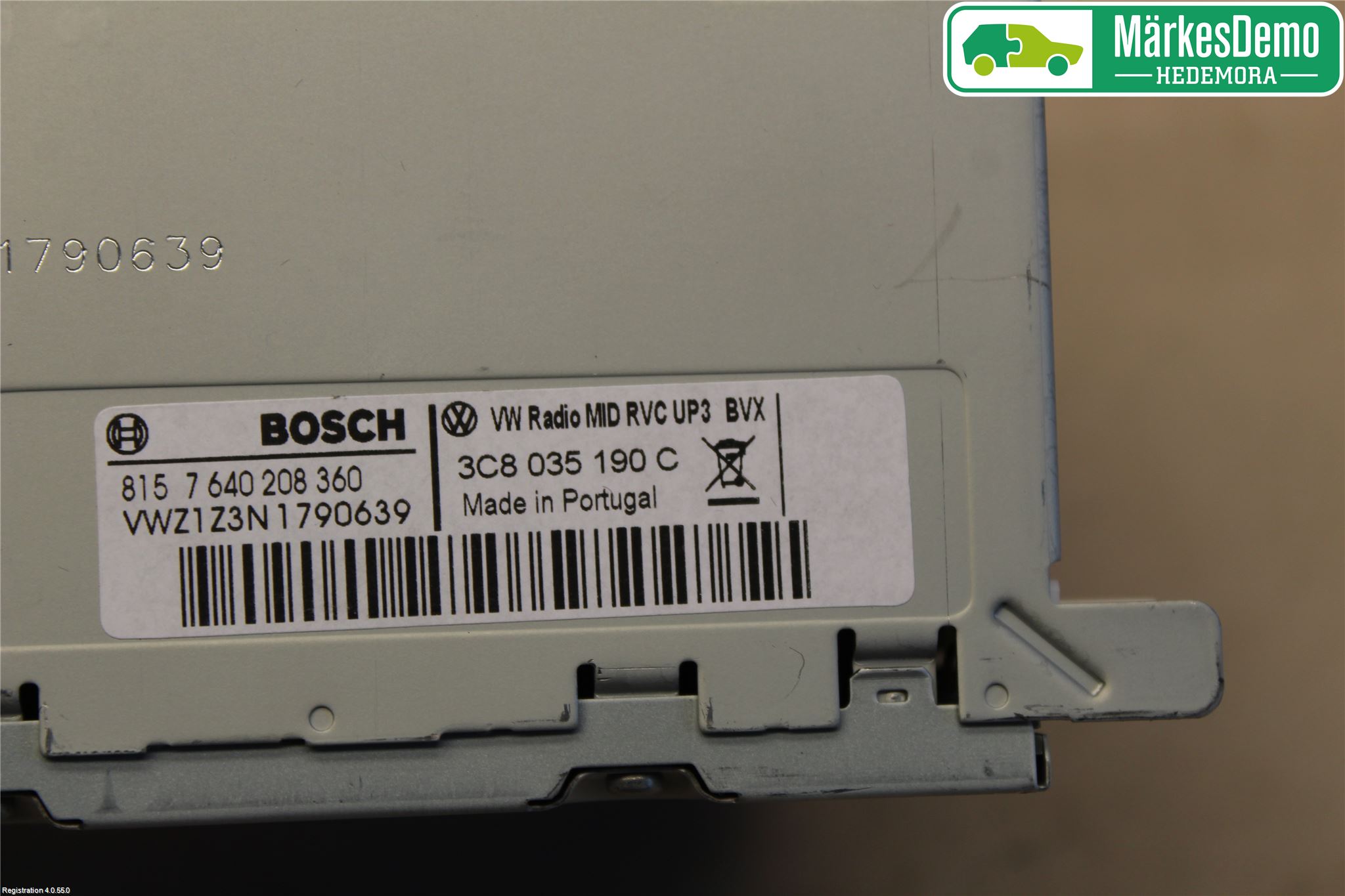 Volkswagen VW PASSAT 11-14 Stereo Radio Med Cd