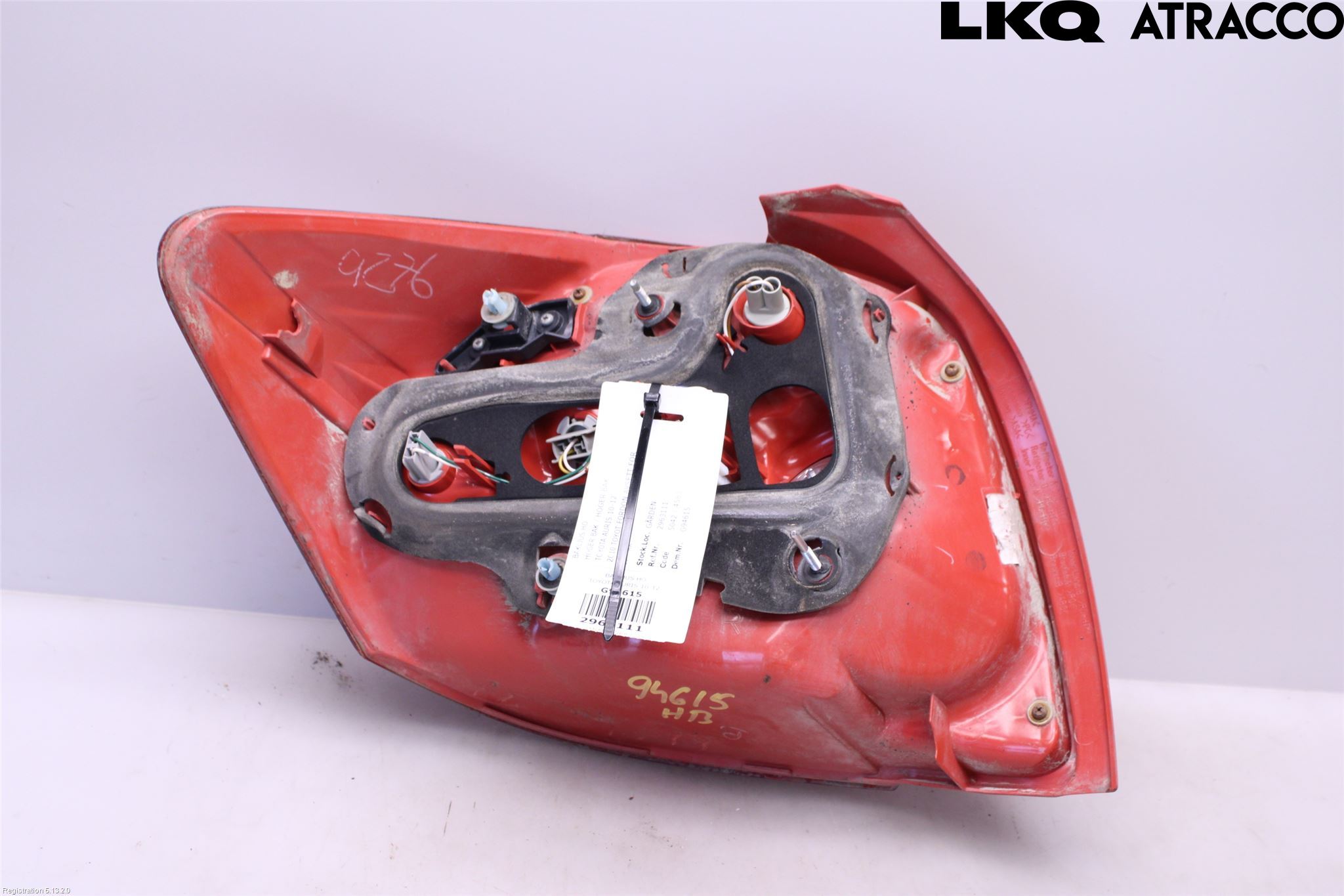 Toyota AURIS 10-12 Baklykt Høyre