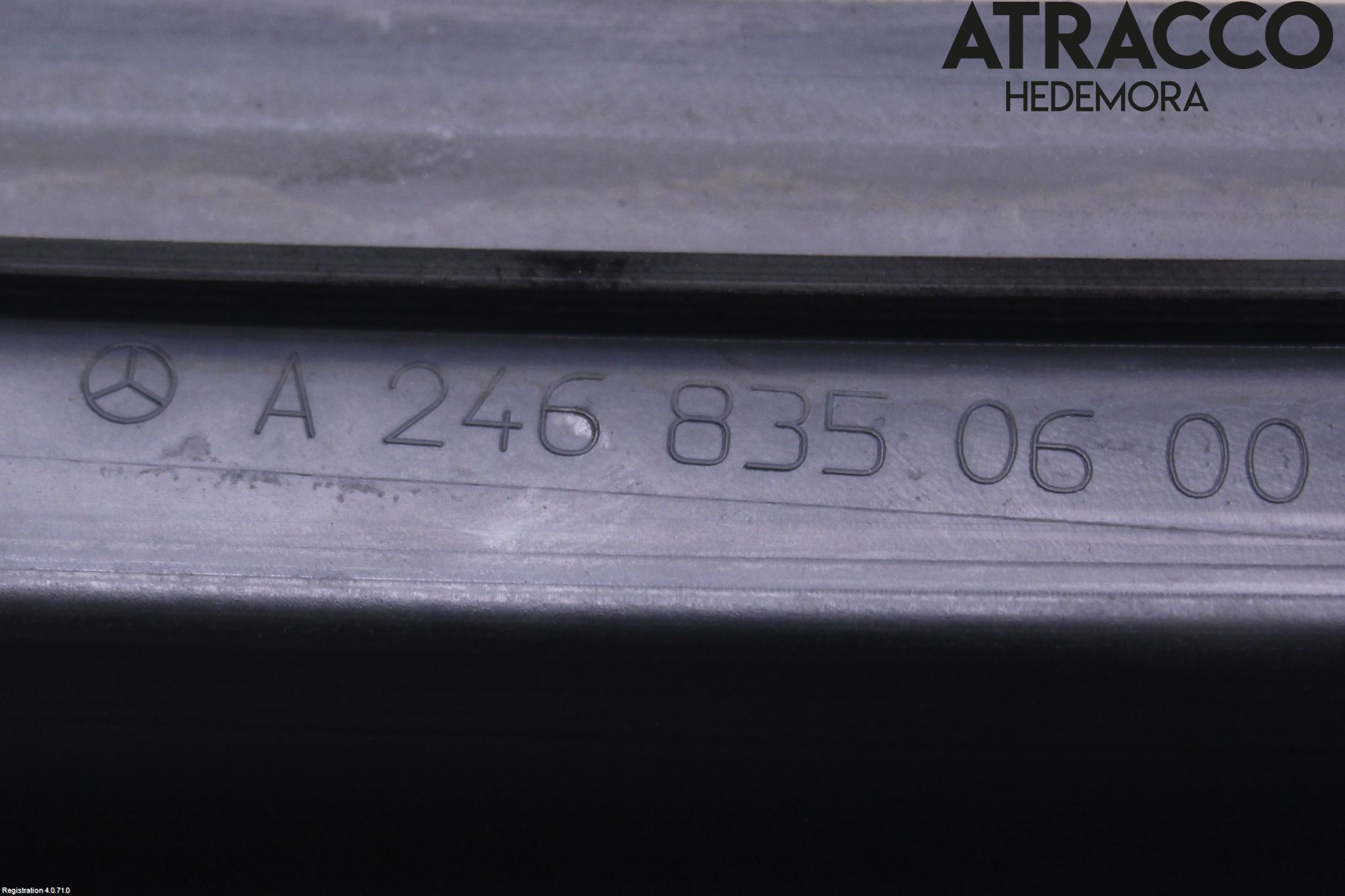 Mercedes-Benz MB B-KLASS (W246/W242) 12-19 Visker Deksel-Grill-Under Frr