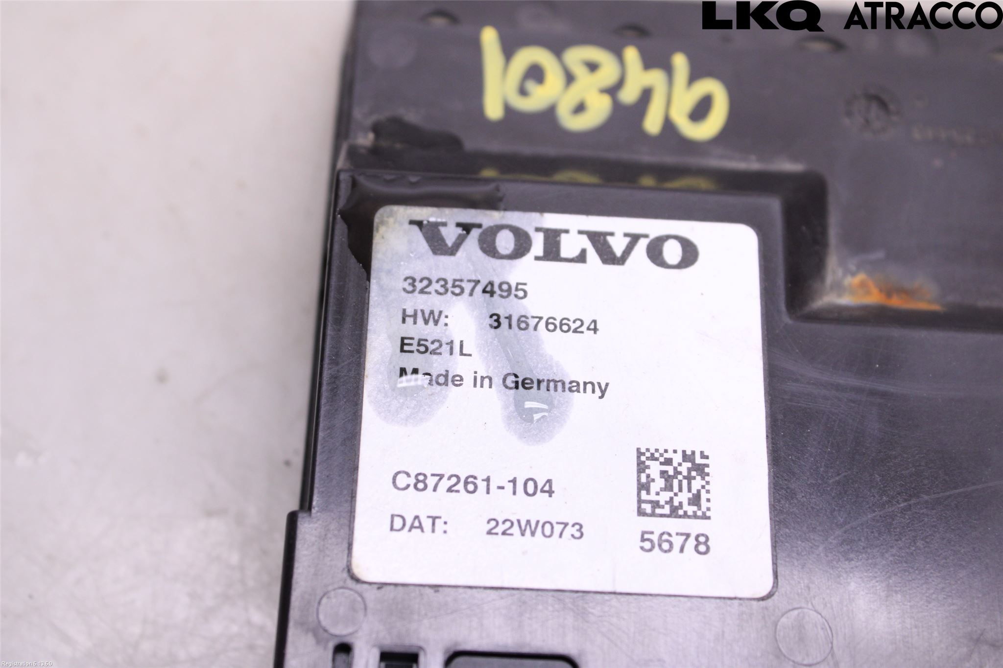 Volvo V60 19- Styreenhet Bakluke