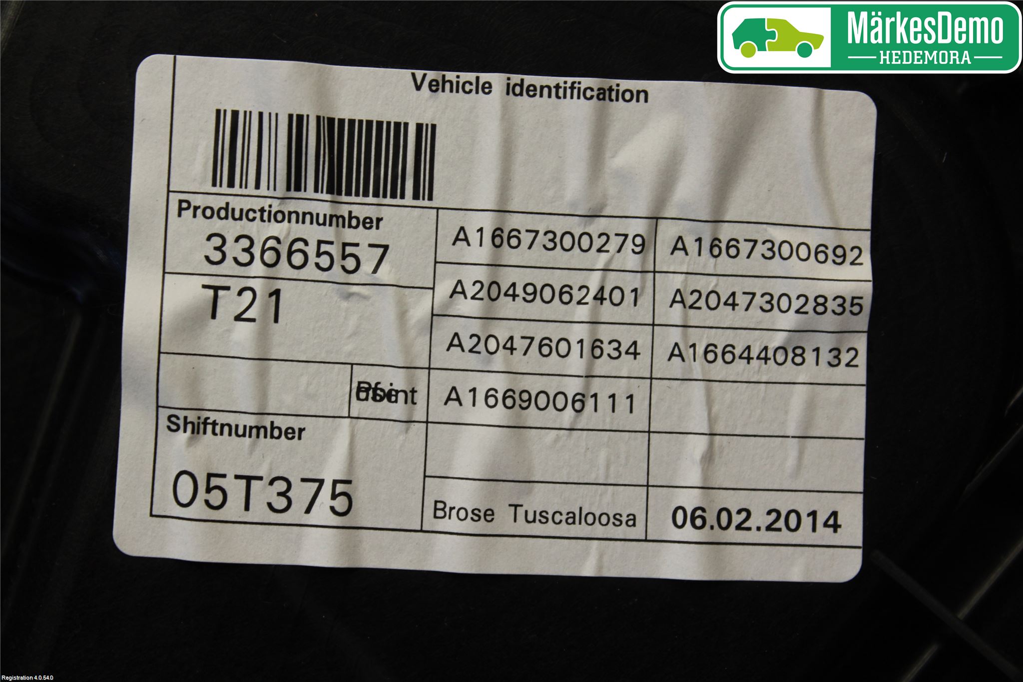 Mercedes-Benz MB GL/GLS-KLASS (X166) 12-19 Vindusheis El Komp