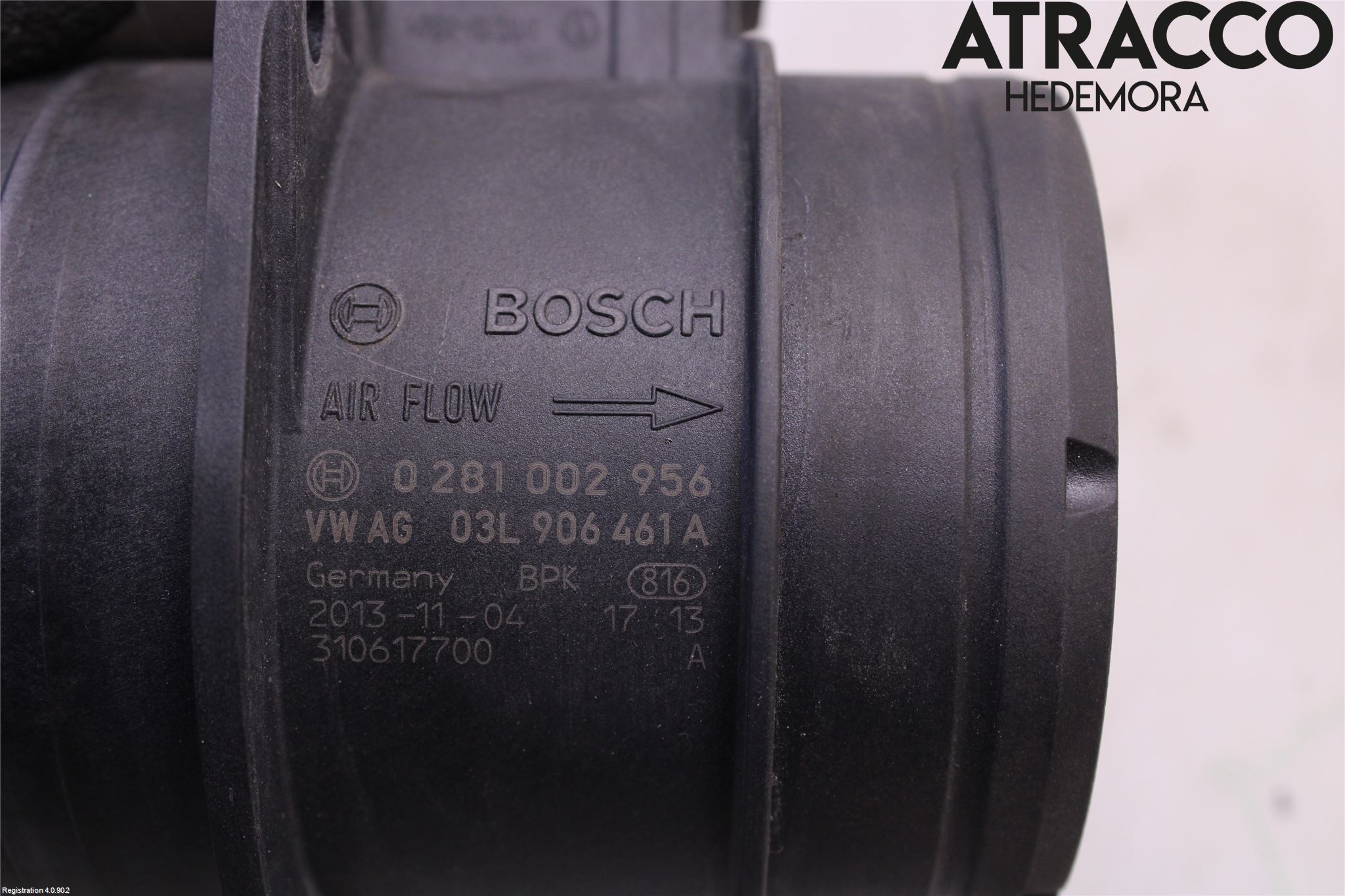 Volkswagen VW TRANSP/CARAVELLE (T5) 04-15 Inns Luftmassemåler