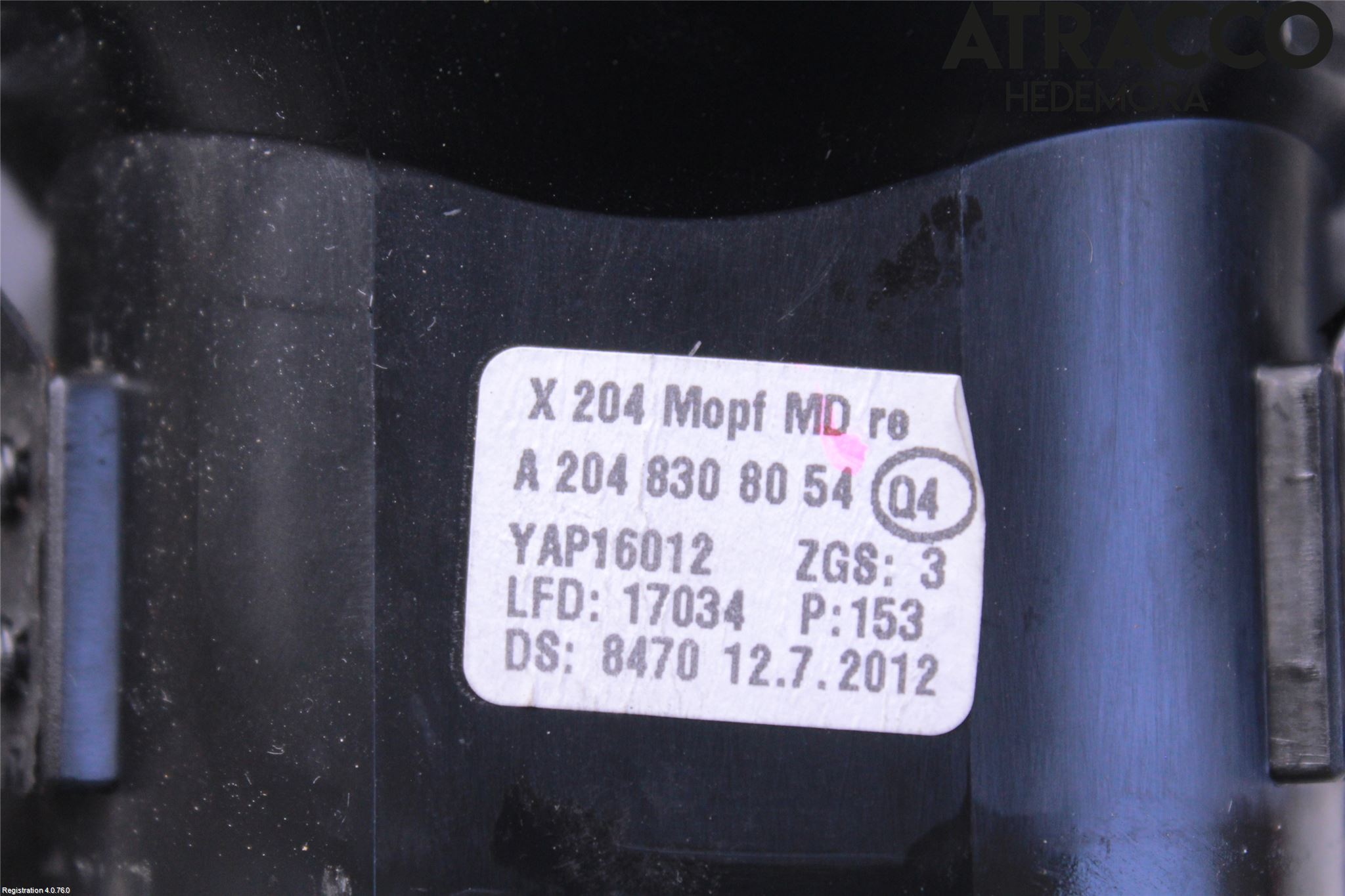 Mercedes-Benz MB GLK-KLASS (X204) 08-16 Dashbord Kanal - Dyse