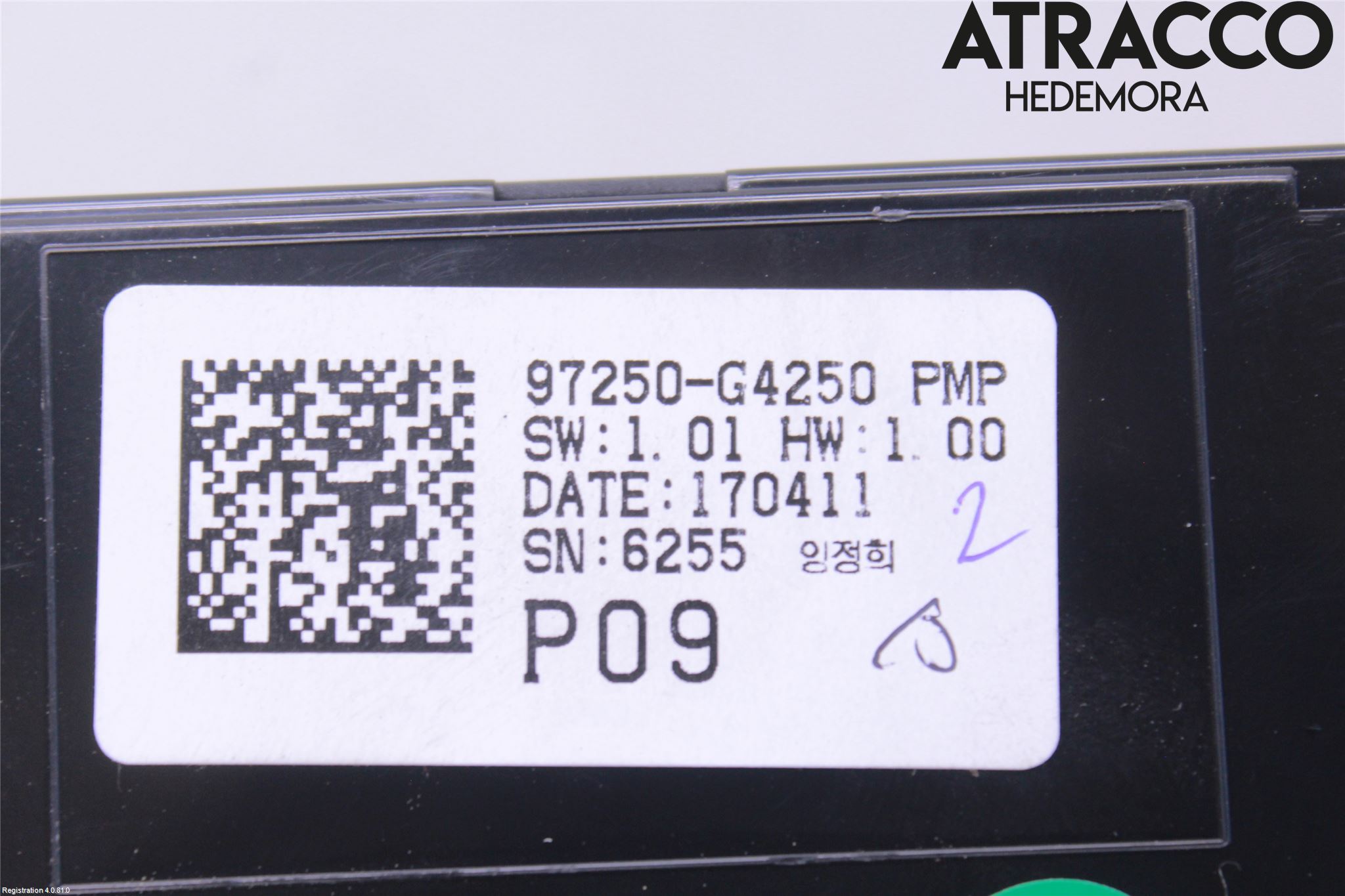 Hyundai i30 PD 17- Varme Ac Betjening-Display