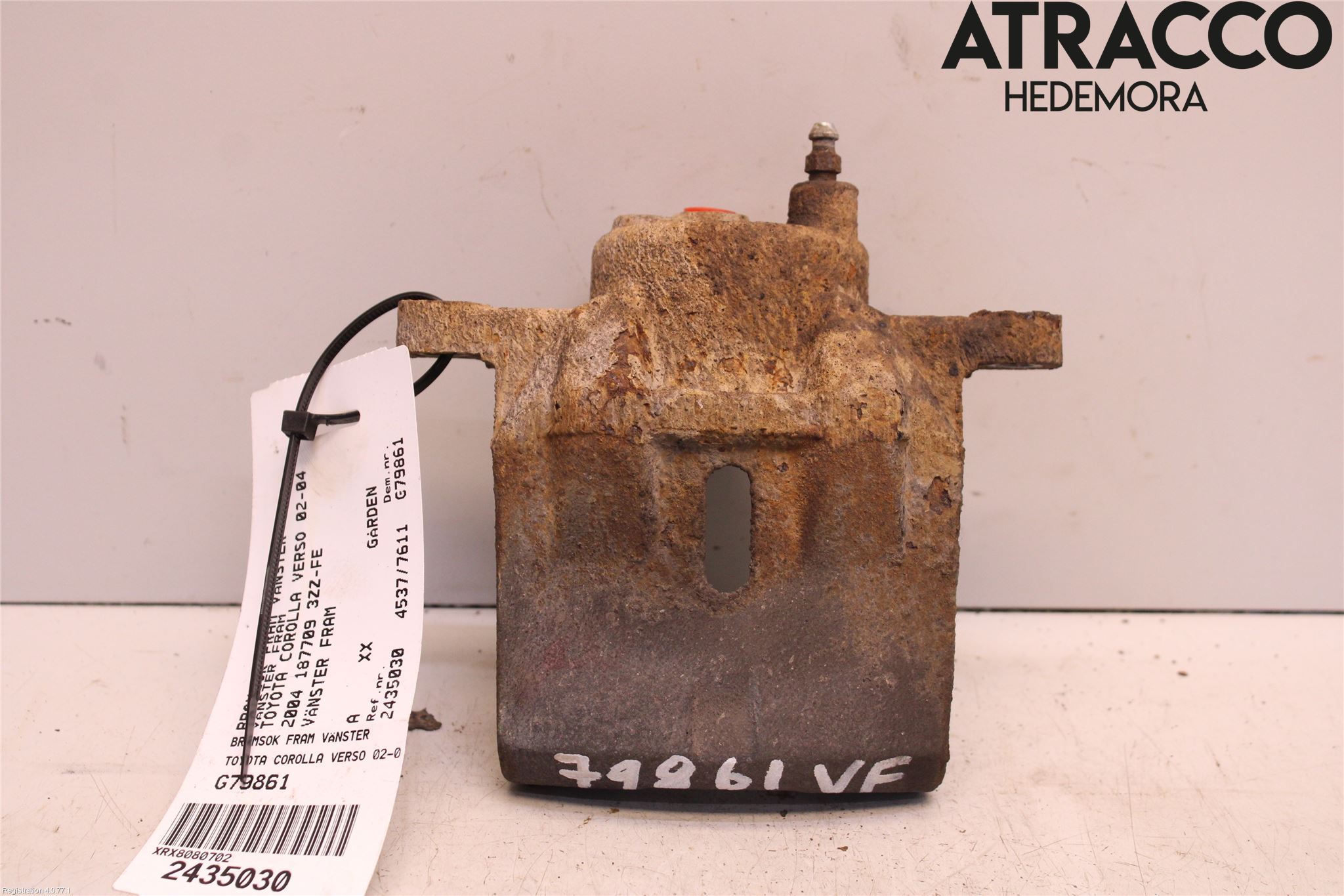 Toyota COROLLA VERSO 02-04 Bremsecaliper Foran Venstre