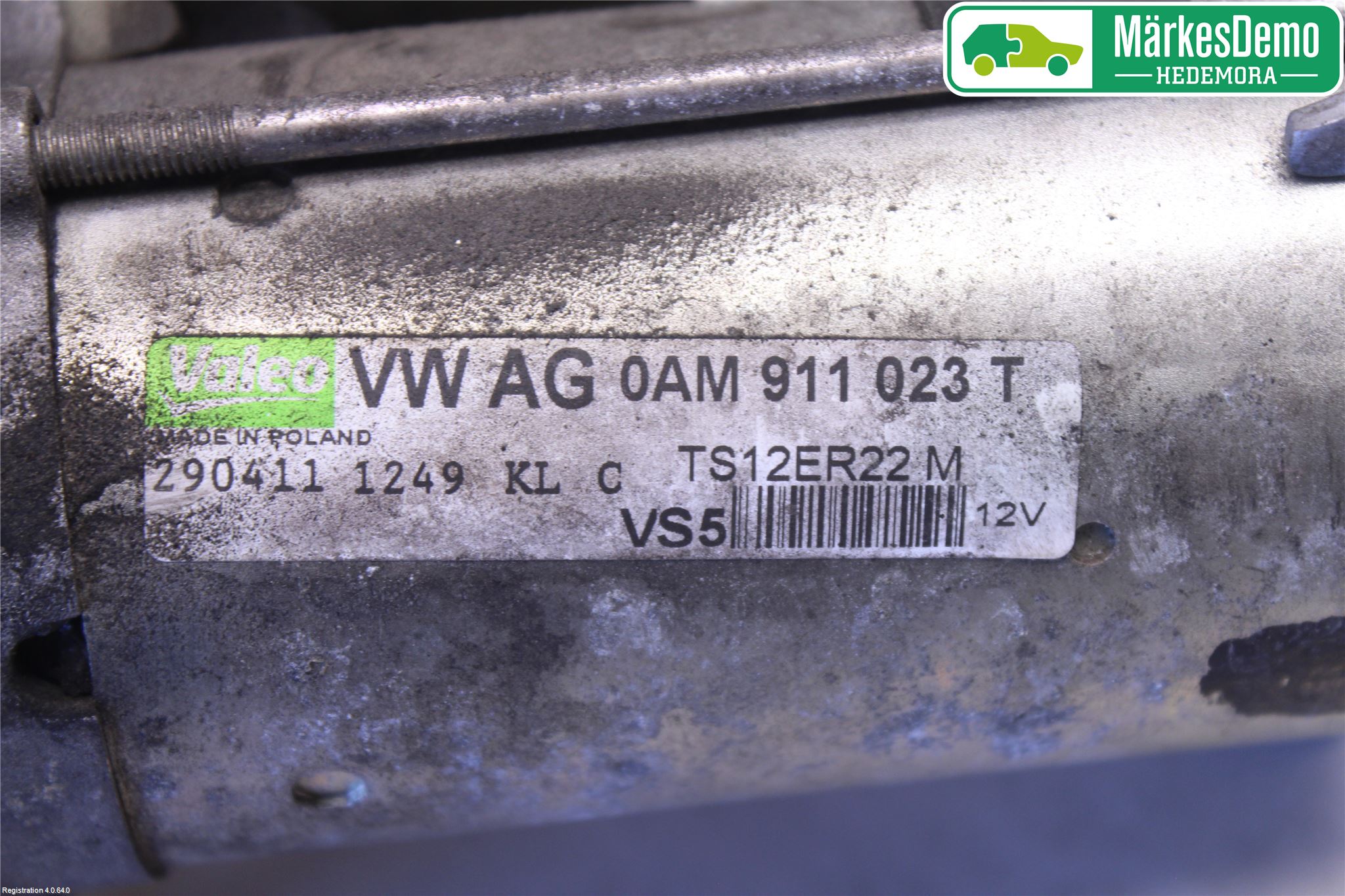 Volkswagen VW TOURAN 10-15 Startmotor