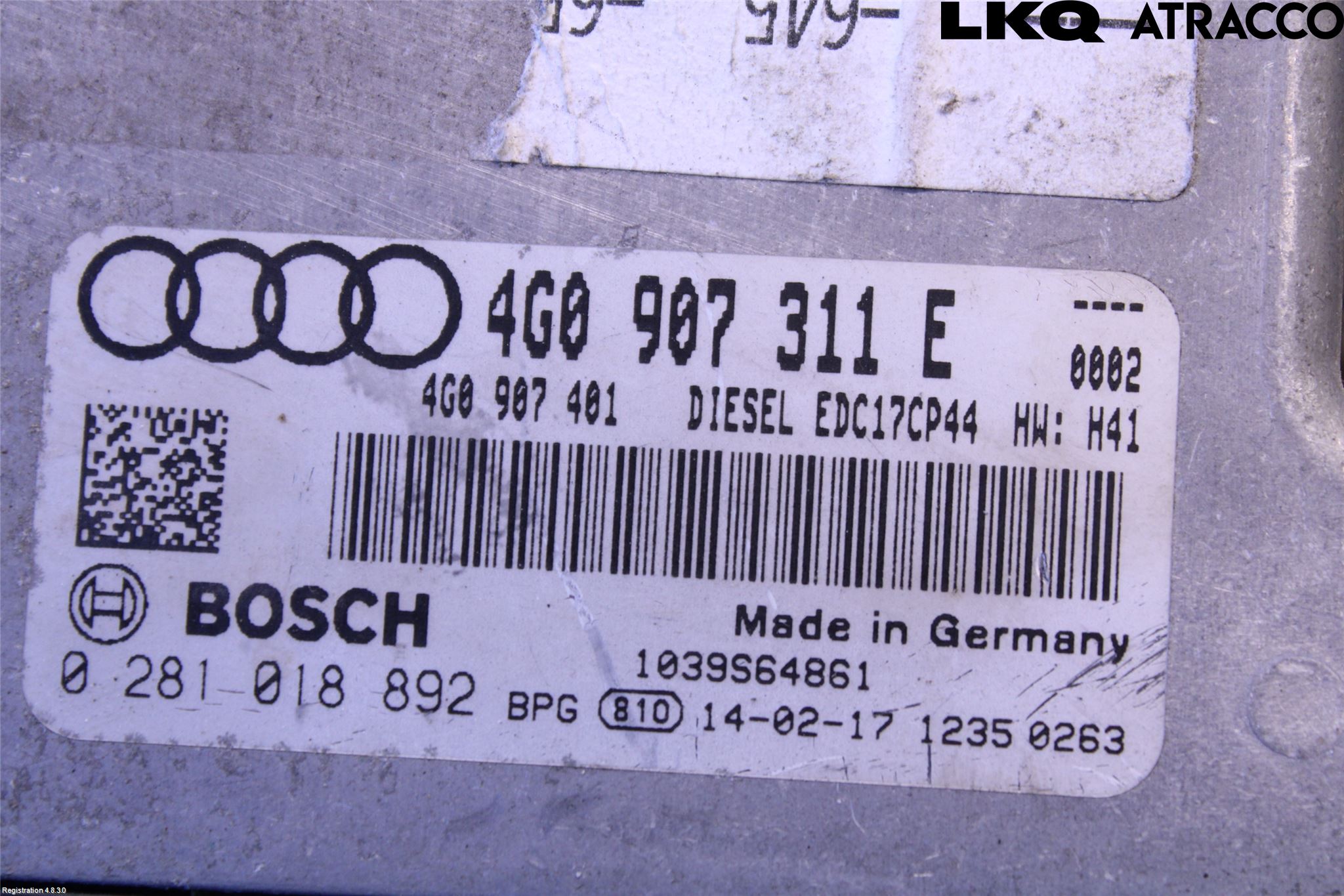Audi A6/S6 4G 11-18 Styreenhet Dieselpumpe