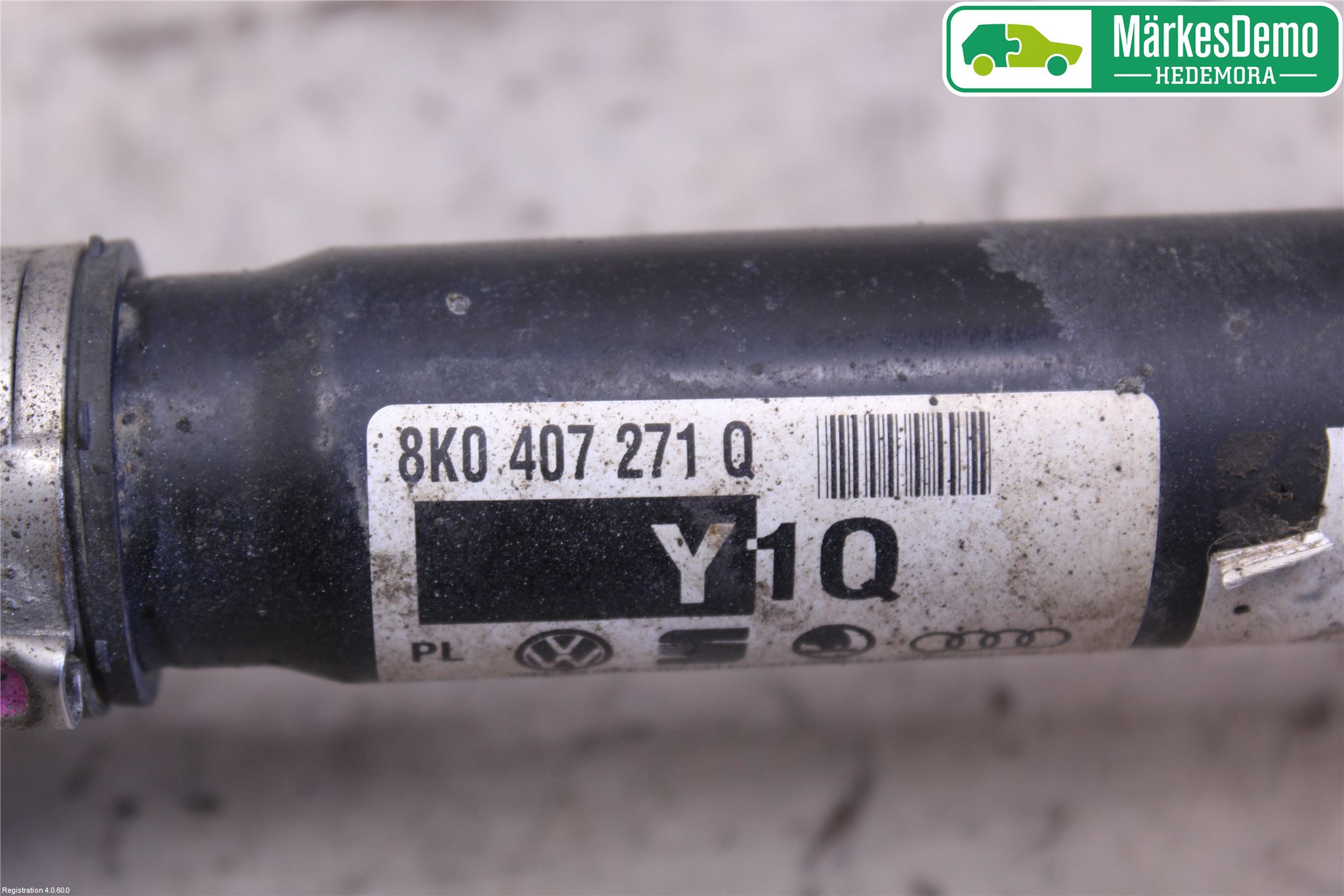 Audi A4/S4 08-11 Drivaksel Foran Kompl Venstre