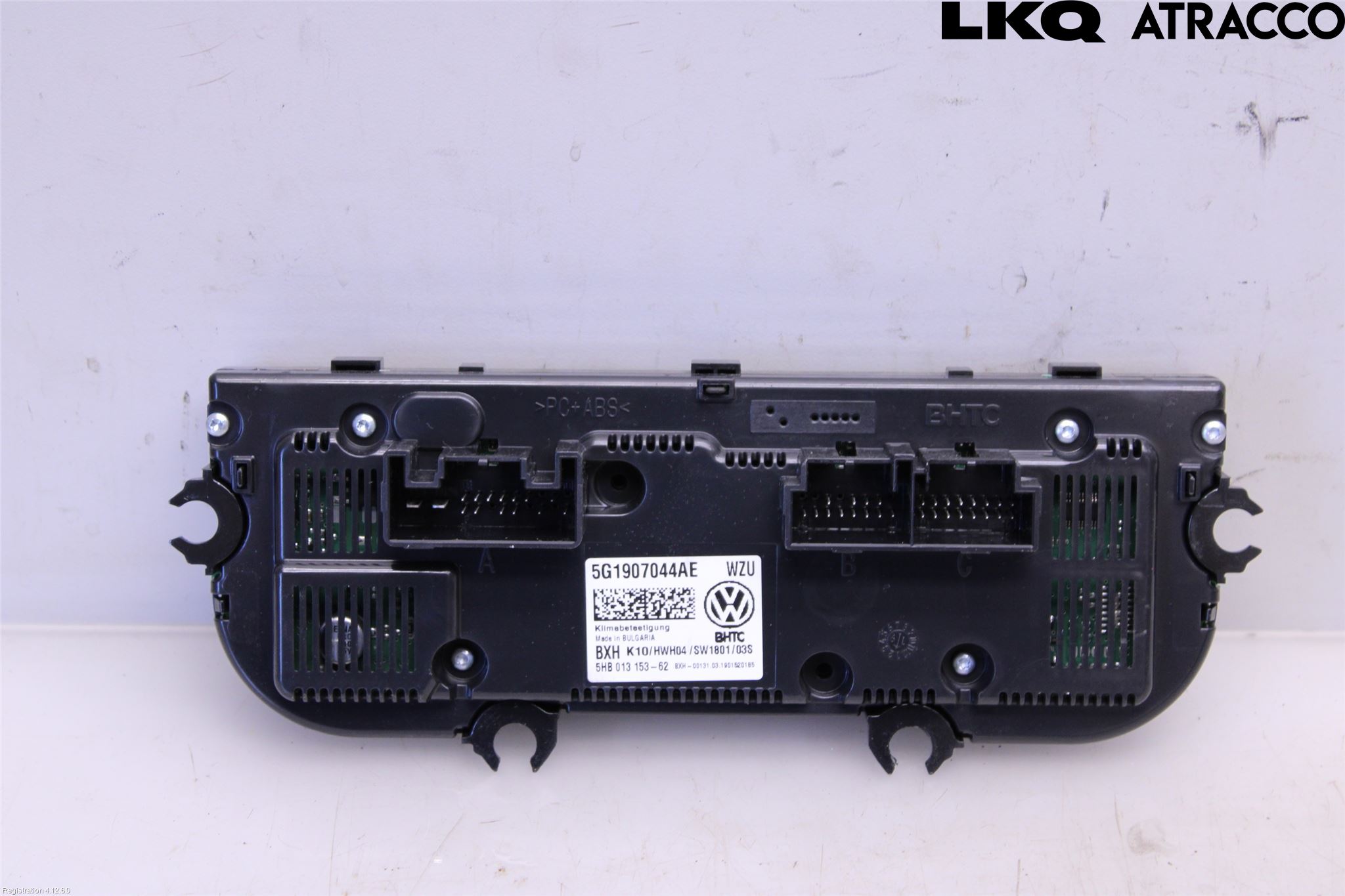 Volkswagen VW TOURAN 16- Varme Ac Betjening-Display
