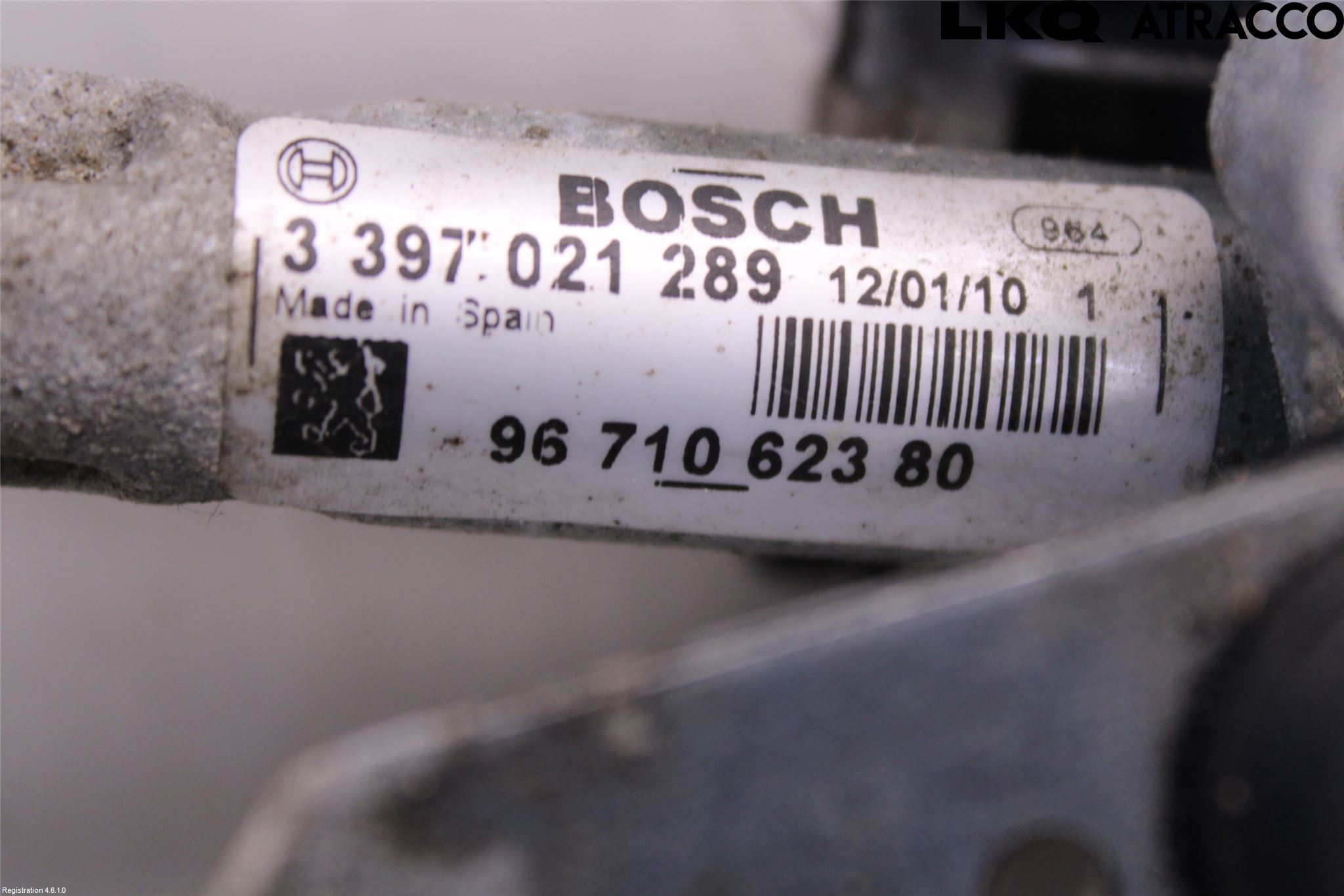 Peugeot 3008 09-16 Viskermotor Frontrute