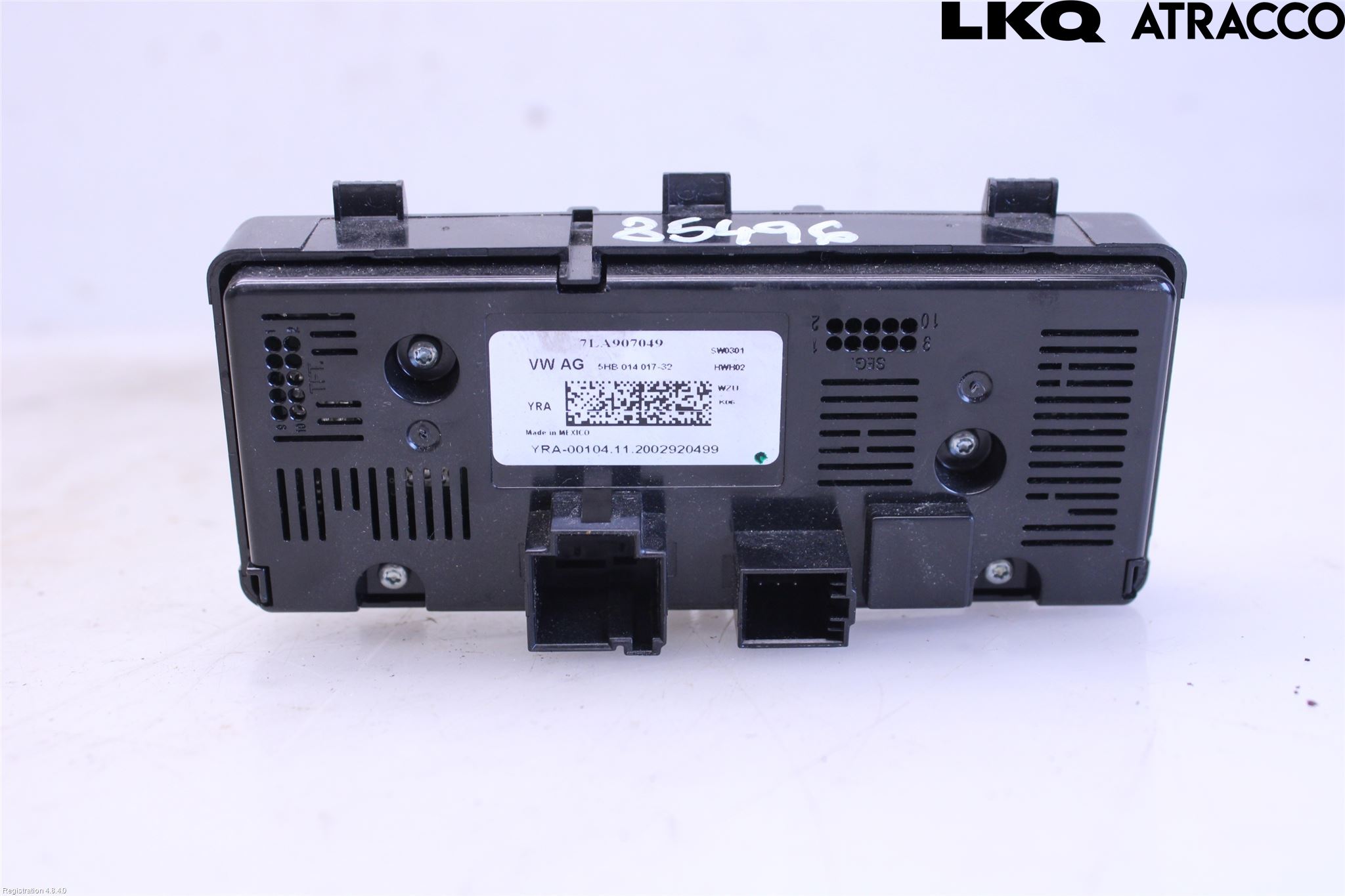 Volkswagen VW TRANSP/CARAVELLE (T6) 16-22 Varme Ac Betjening-Display