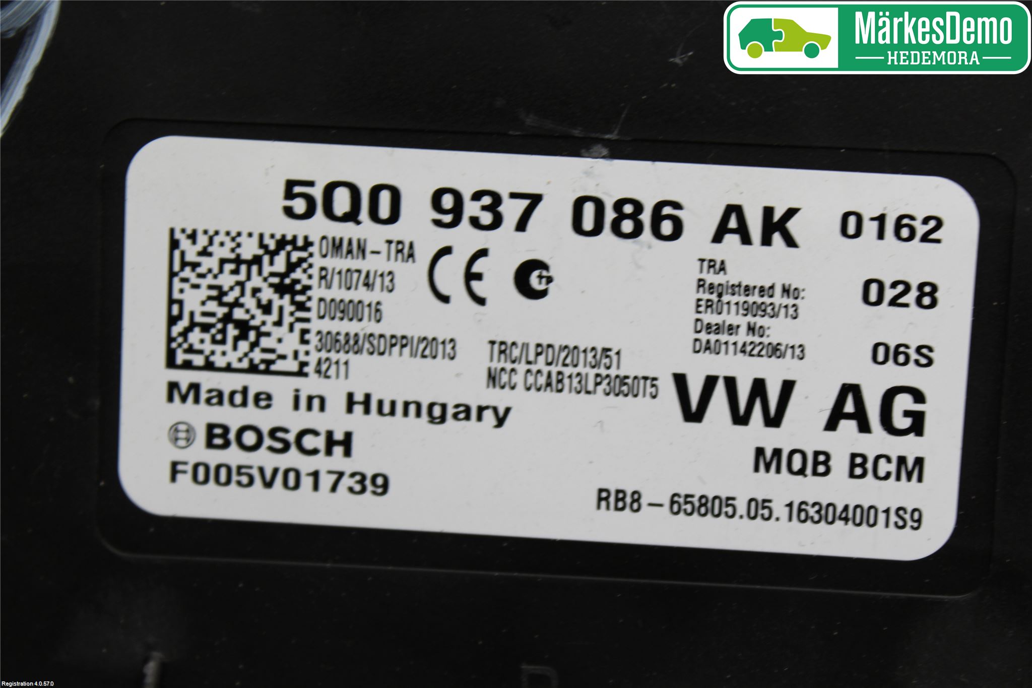 Volkswagen VW PASSAT 15-19 Styreenhet Klima