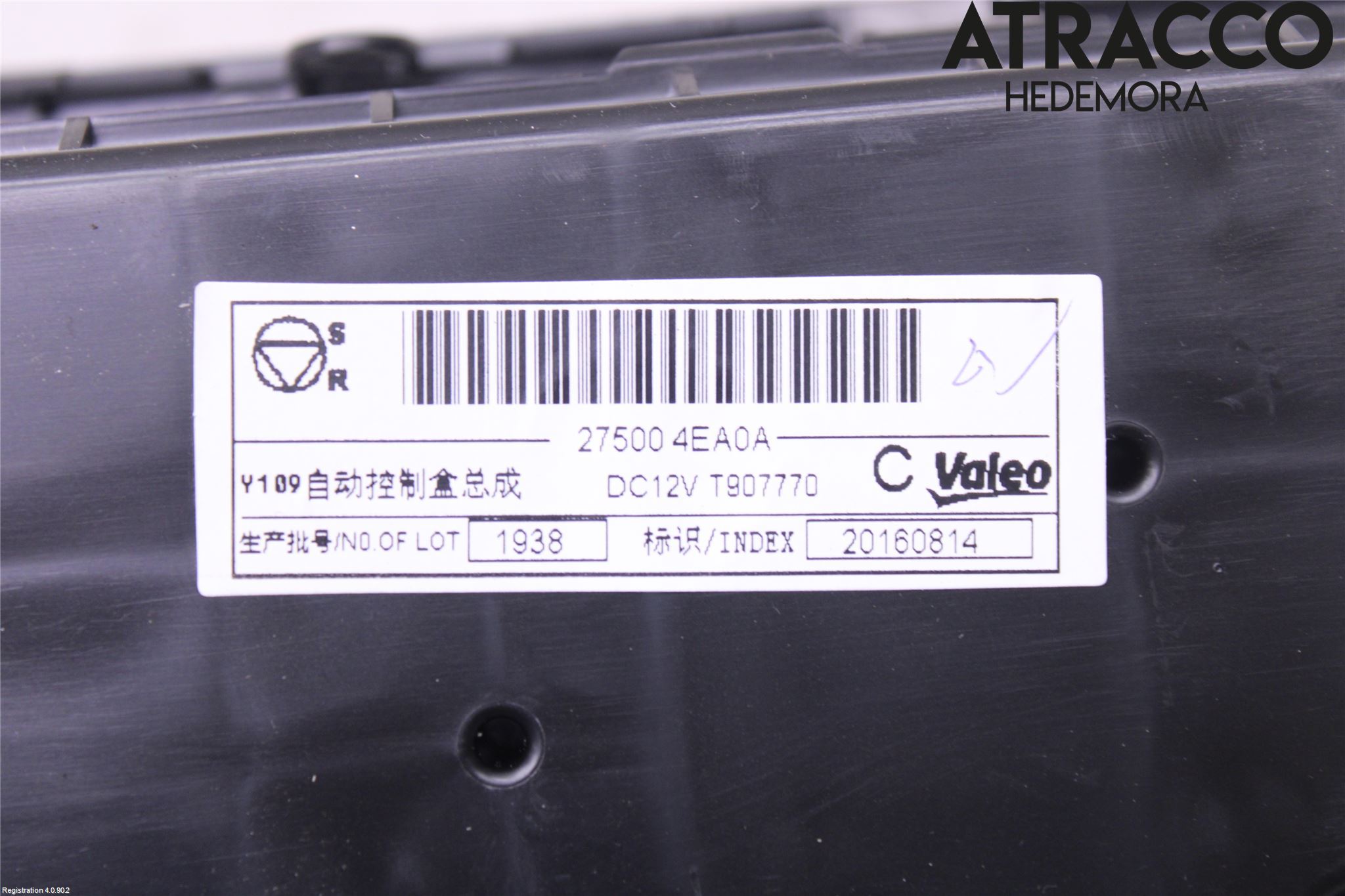 Nissan QASHQAI 14-17 Varme Ac Betjening-Display