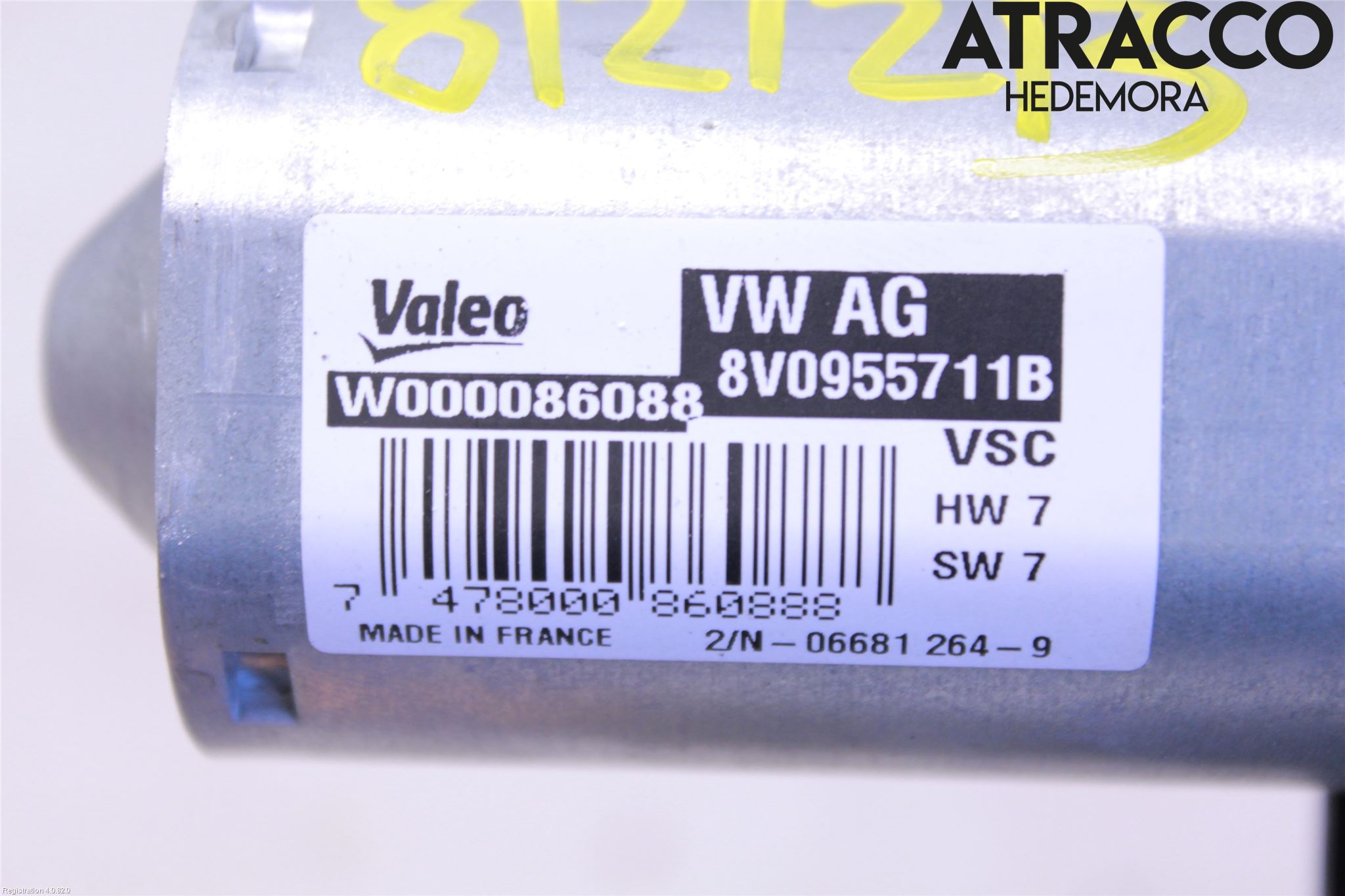 Audi A3/S3 8V 13-20 Viskermotor Bakluke