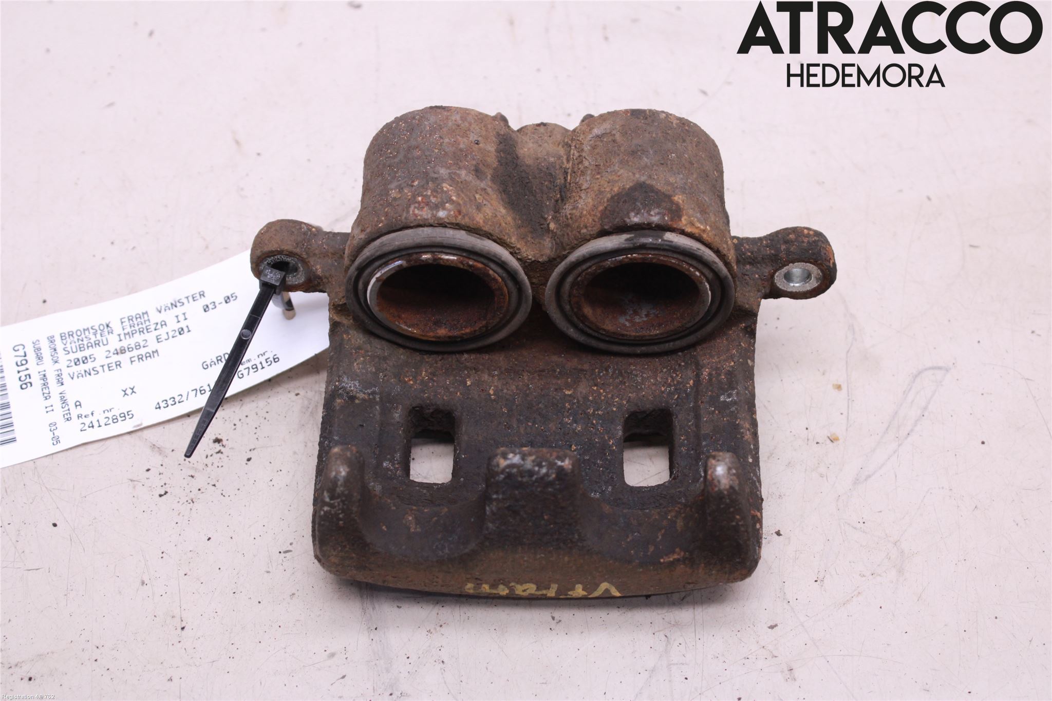 Subaru IMPREZA II  03-05 Bremsecaliper Foran Venstre