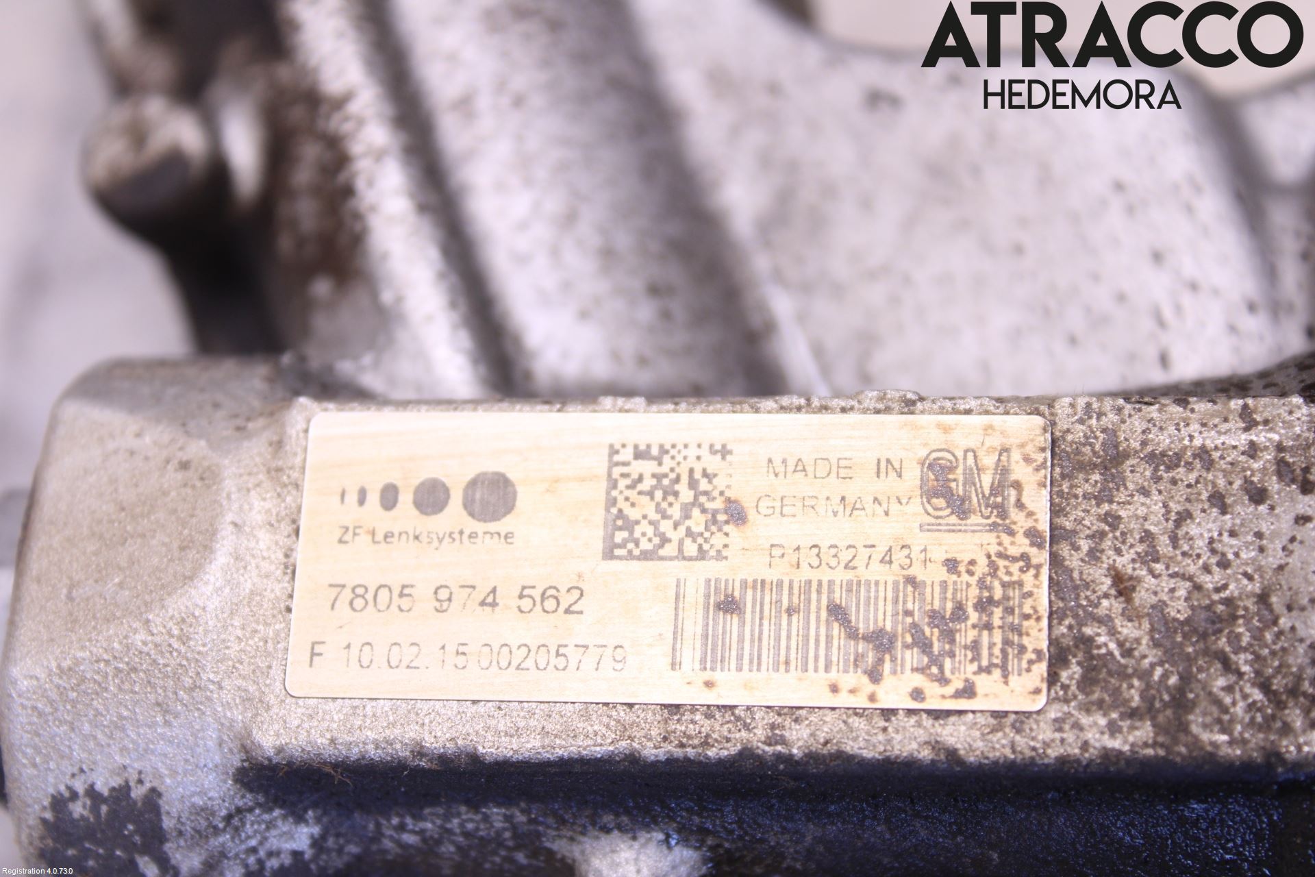 Opel ASTRA J 10-15 Servo Snekke - Tannstang