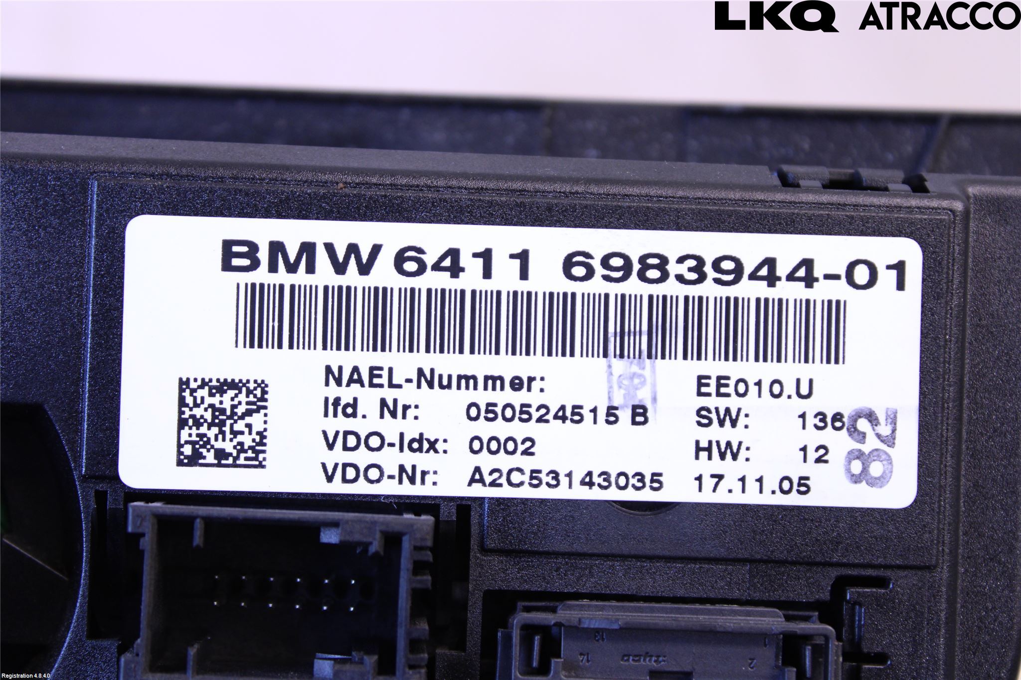 BMW 3 E90/91 SED/TOU 05-12 Varme Ac Betjening-Display
