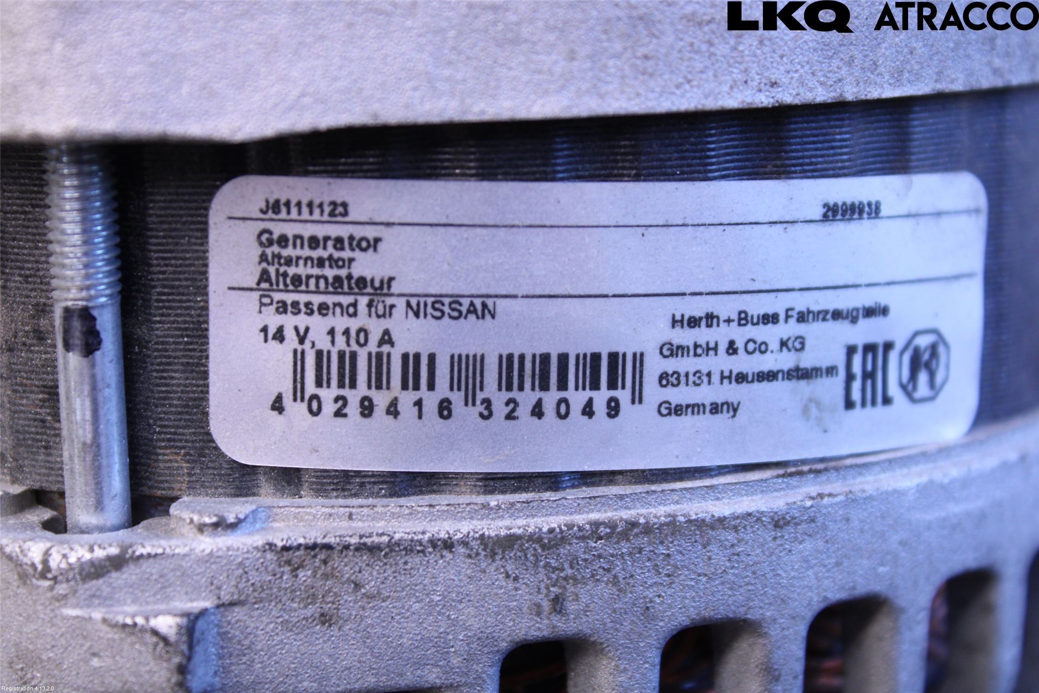 Nissan JUKE 14-19 Dynamo