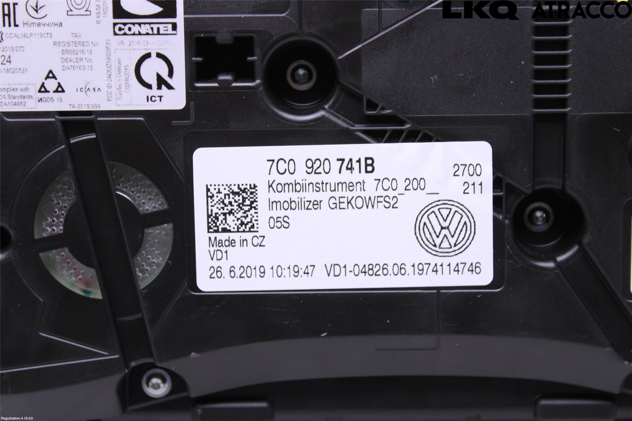 Volkswagen VW CRAFTER II / E-CRAFTER 17- Instr Kombinert