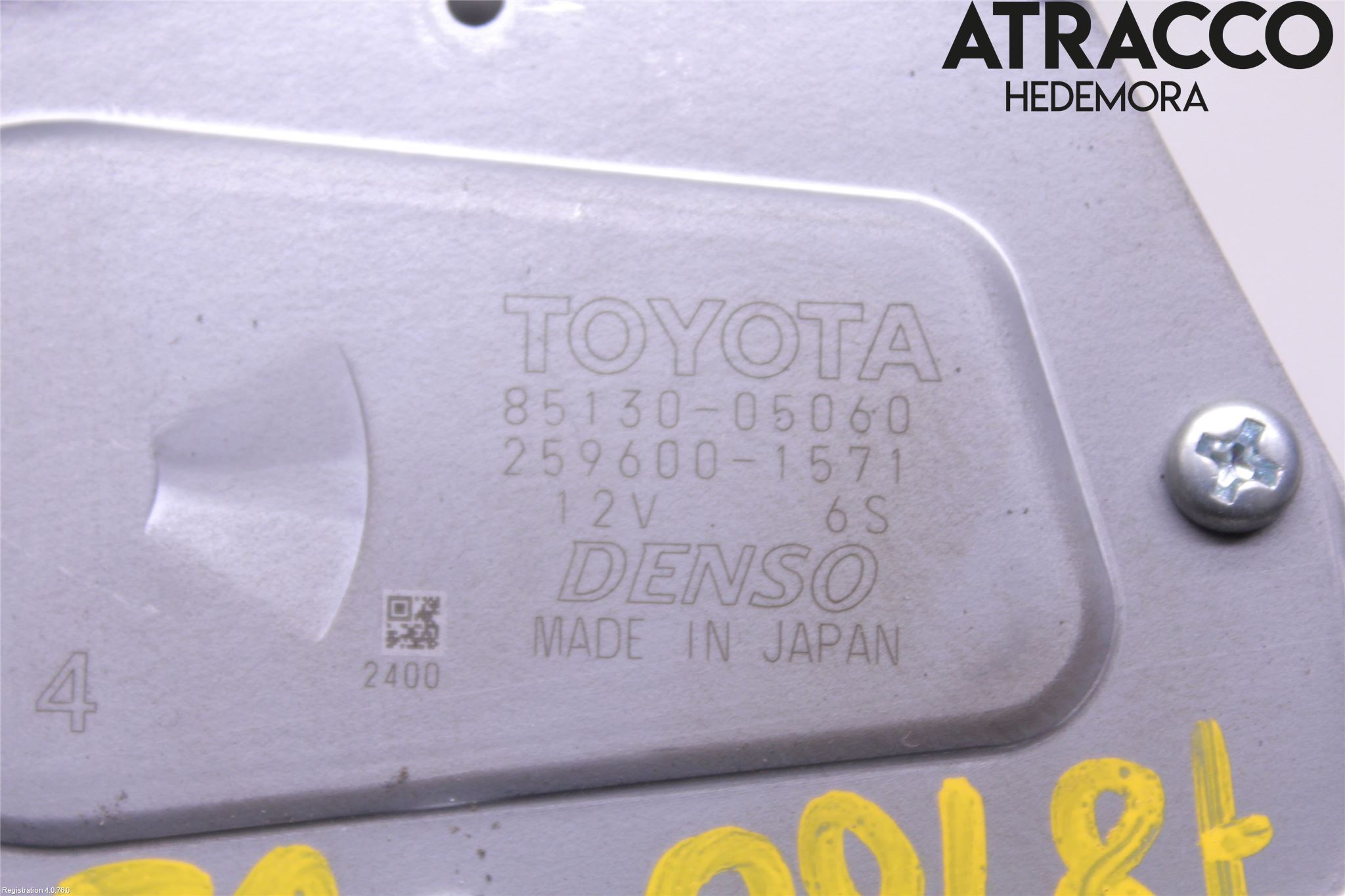 Toyota AVENSIS 16-18 Viskermotor Bakluke