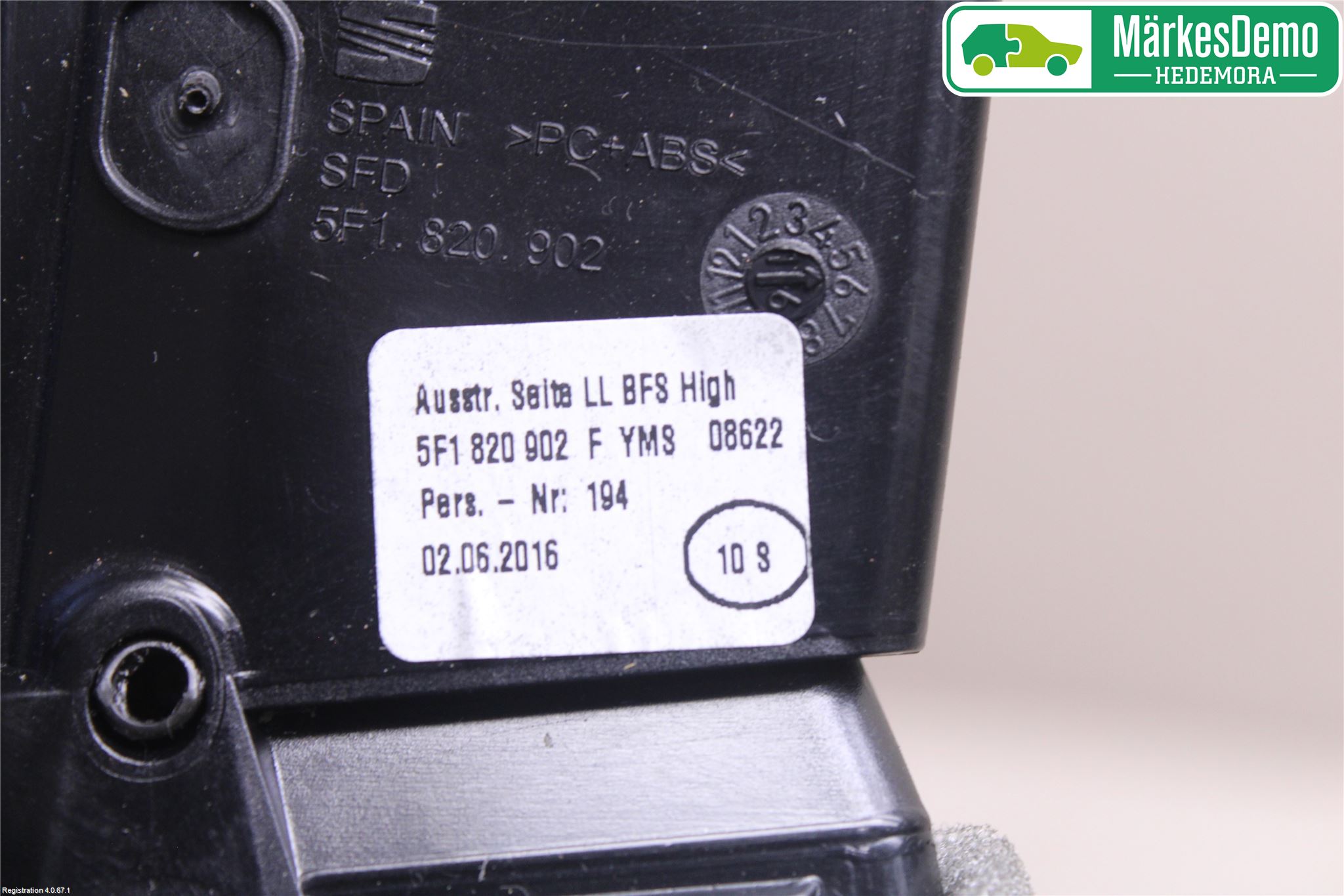 Seat LEON 13-20 Dashbord Kanal - Dyse