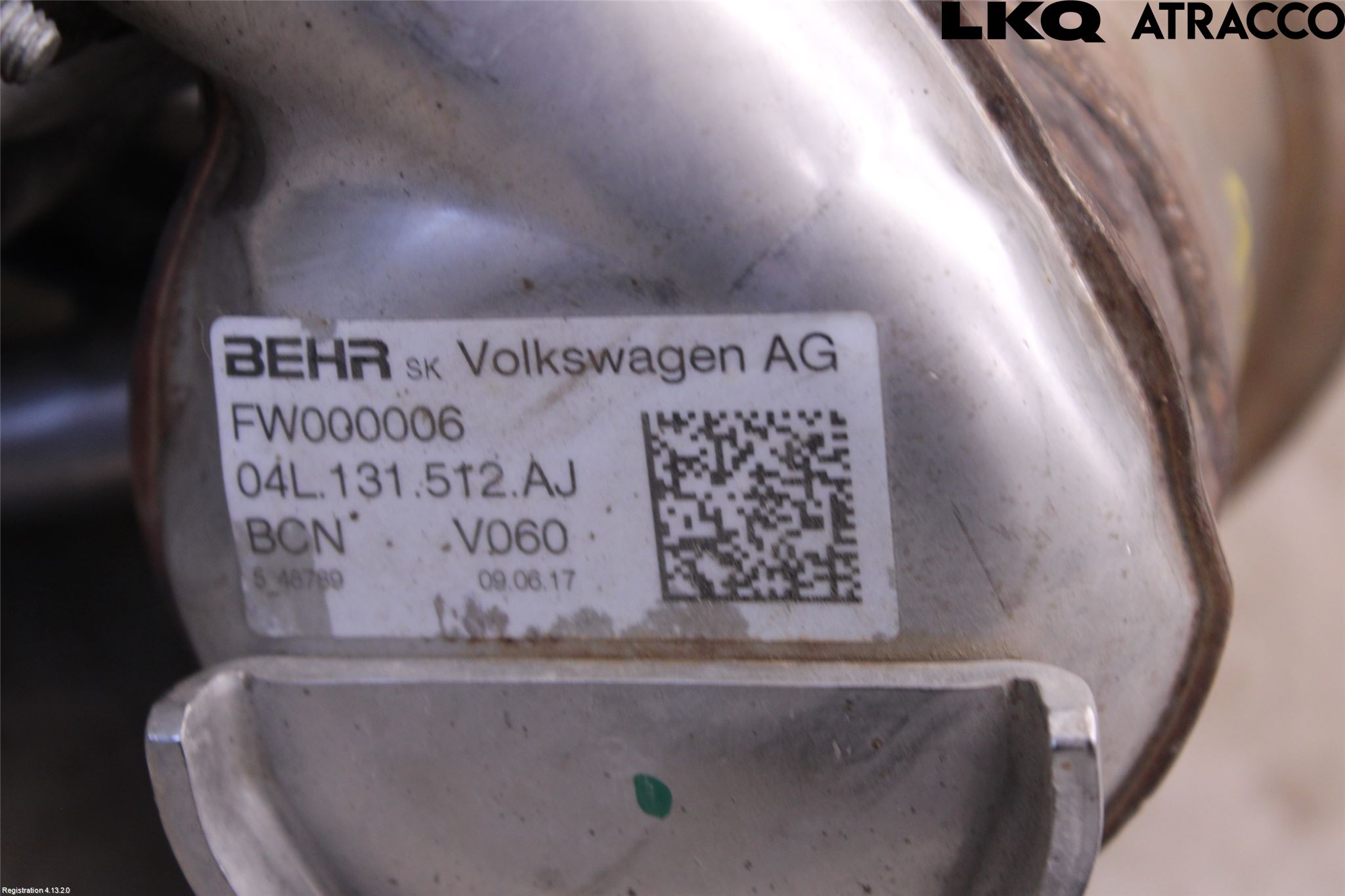 Volkswagen VW CADDY 16-20 Eksos Kjøler