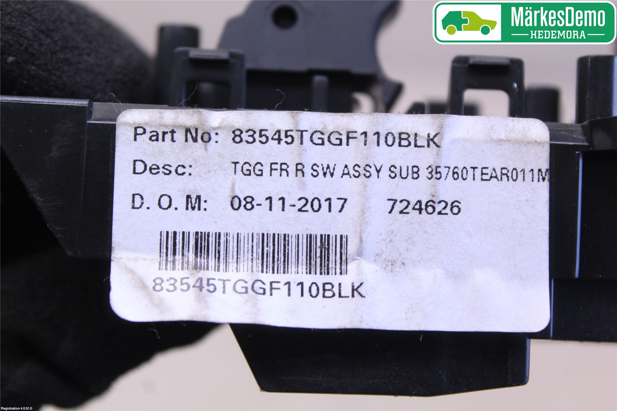 Honda CIVIC 17-22 Bryter Vindusheis