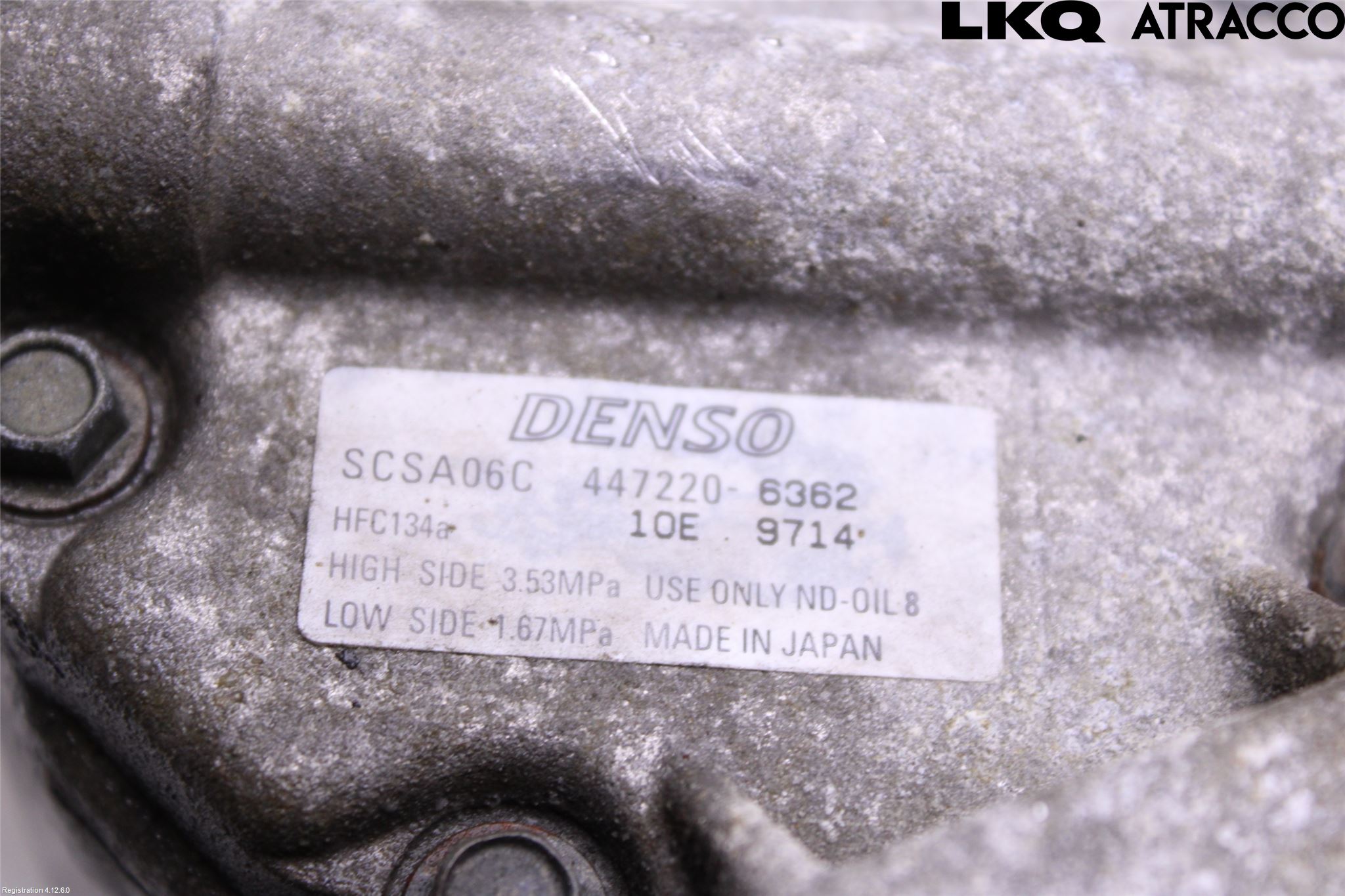 Toyota COROLLA 02-07 Varme Ac Kompressor
