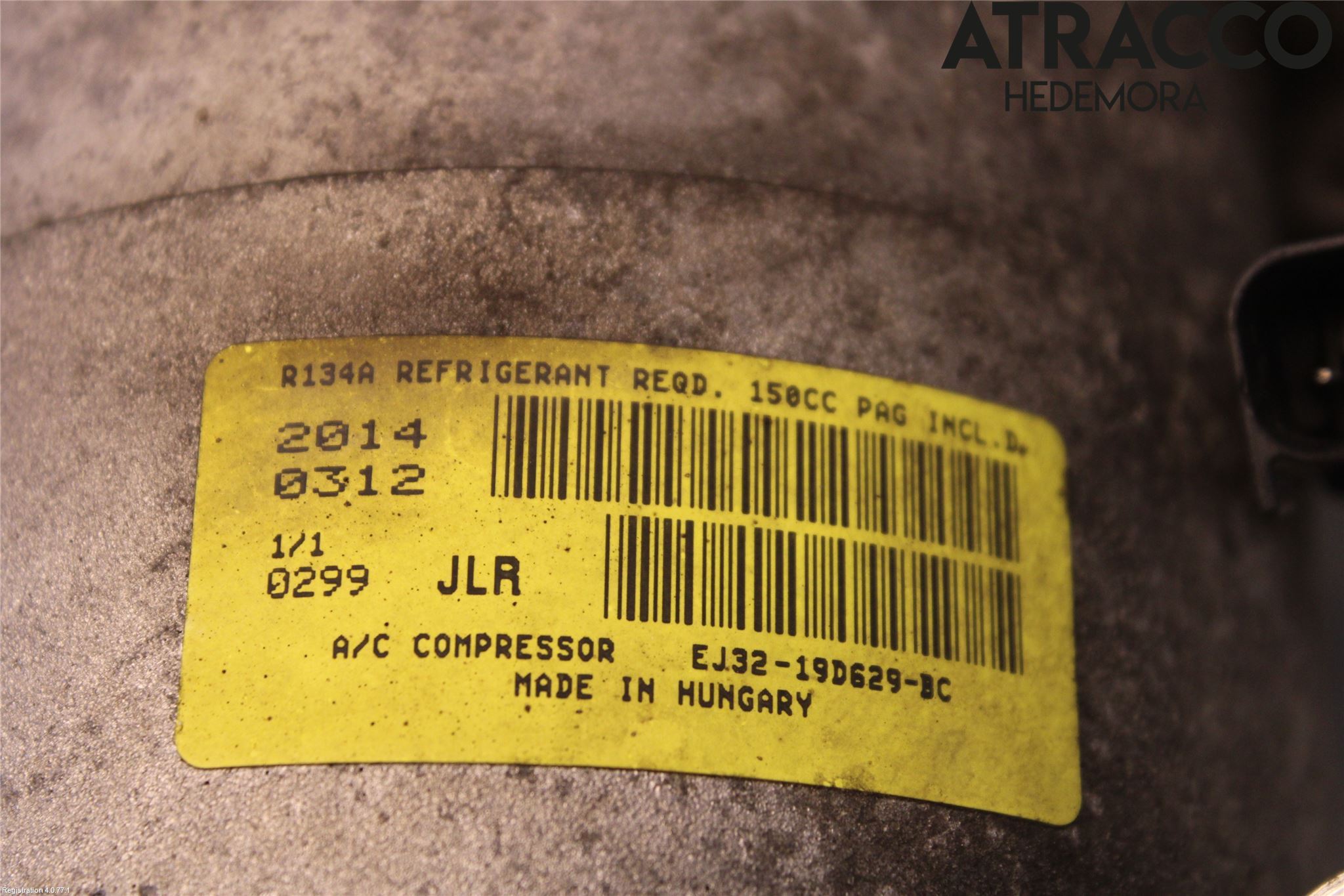 Landrover LAND ROVER RANGE ROVER EVOQUE (L538) 11-18 Varme Ac Kompressor
