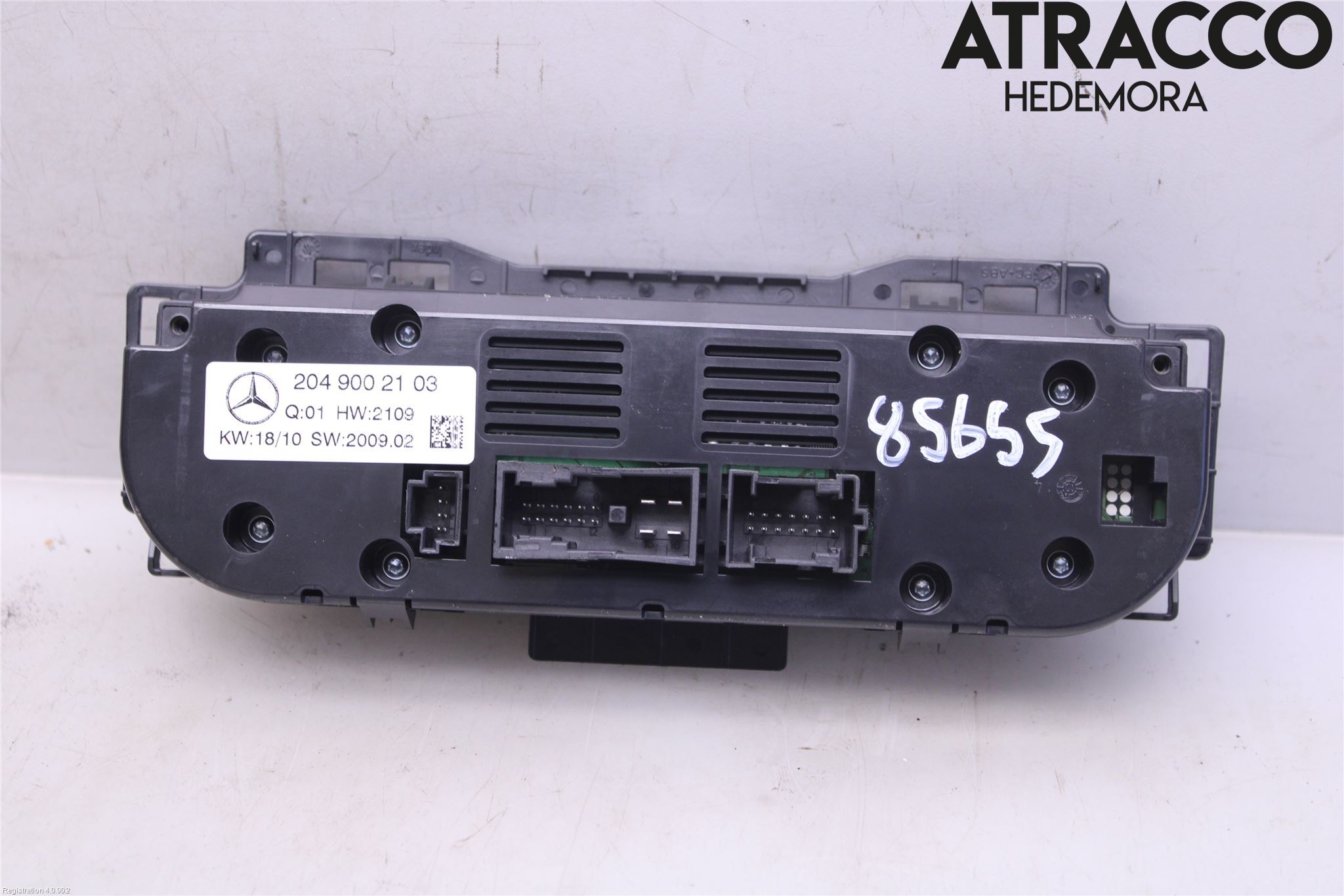 Mercedes-Benz MB C-KLASS (W204) 07-15 Varme Ac Betjening-Display