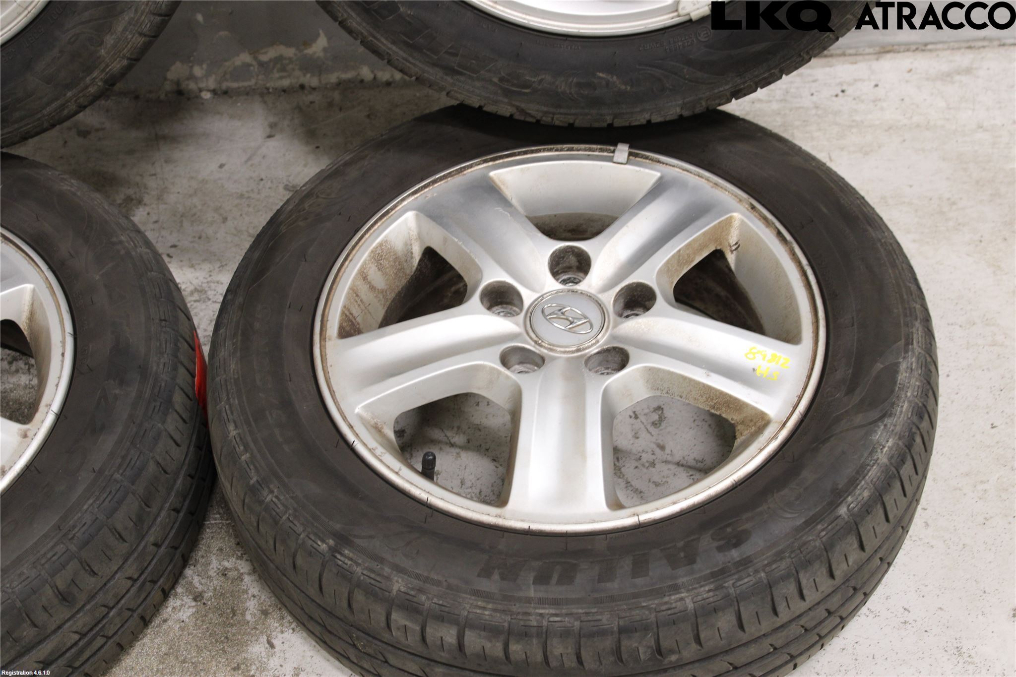 Hyundai i30 FD 07-12 Dekk Sommer På Alu Felg 4Stk