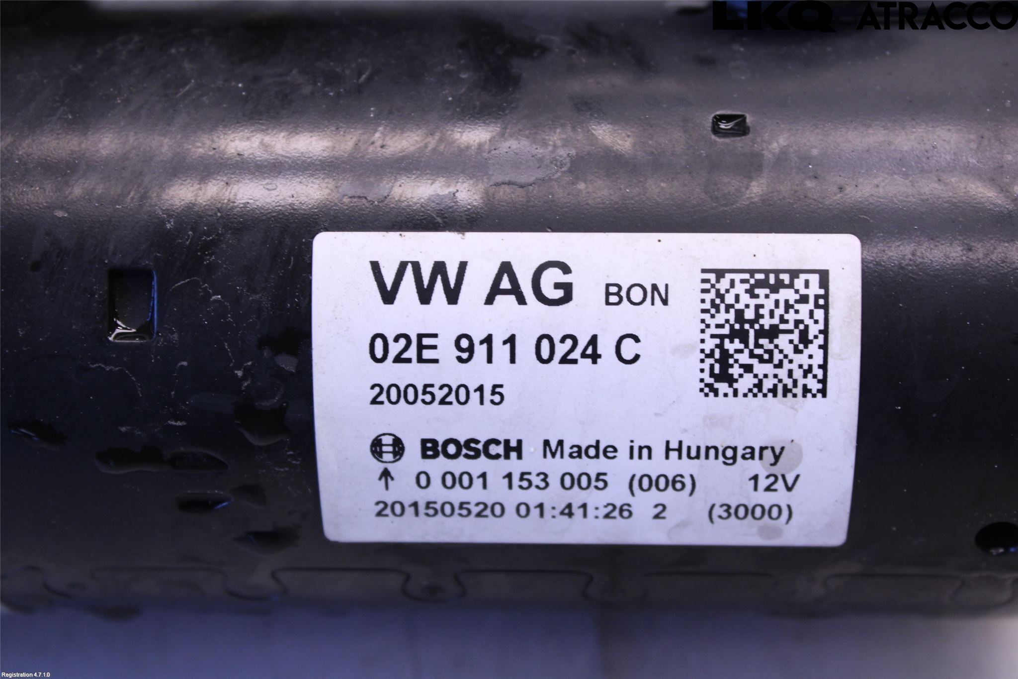 Volkswagen VW TIGUAN 07-16 Startmotor