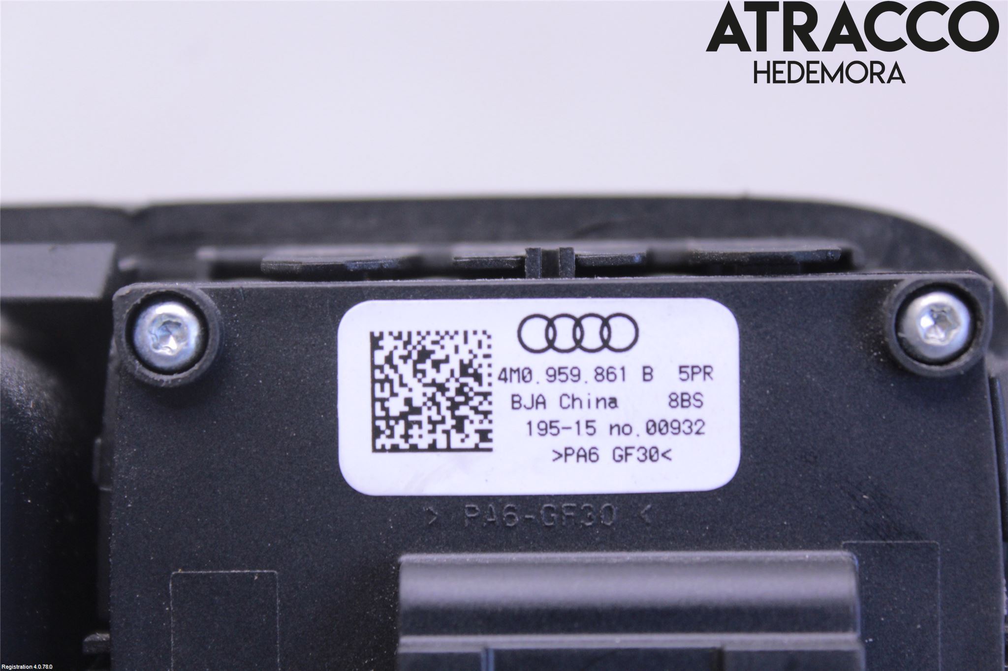 Audi Q7/SQ7 Bryter Sete Regulering