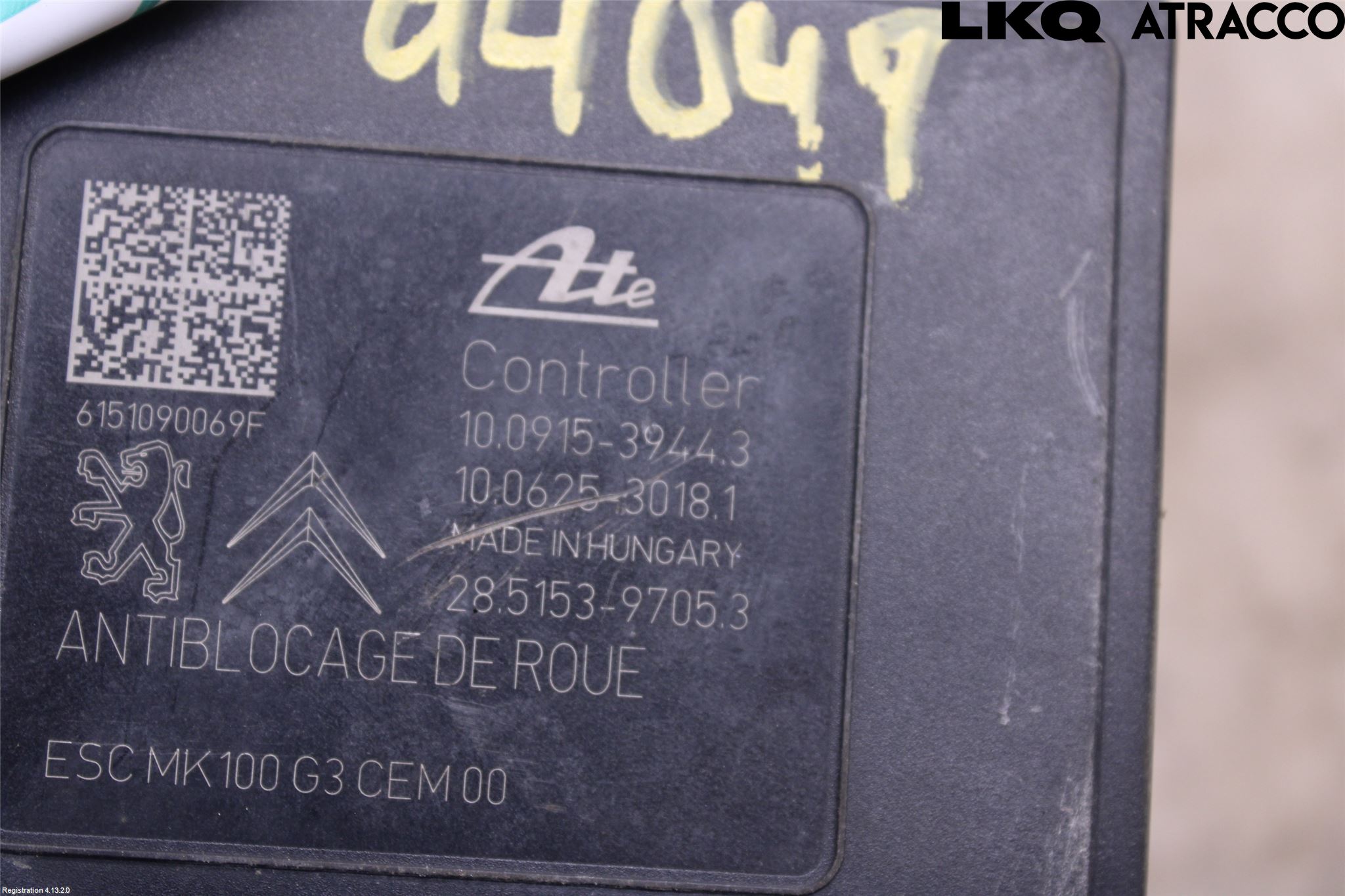 Peugeot 208 12-15 Abs Hydraulikkaggregat