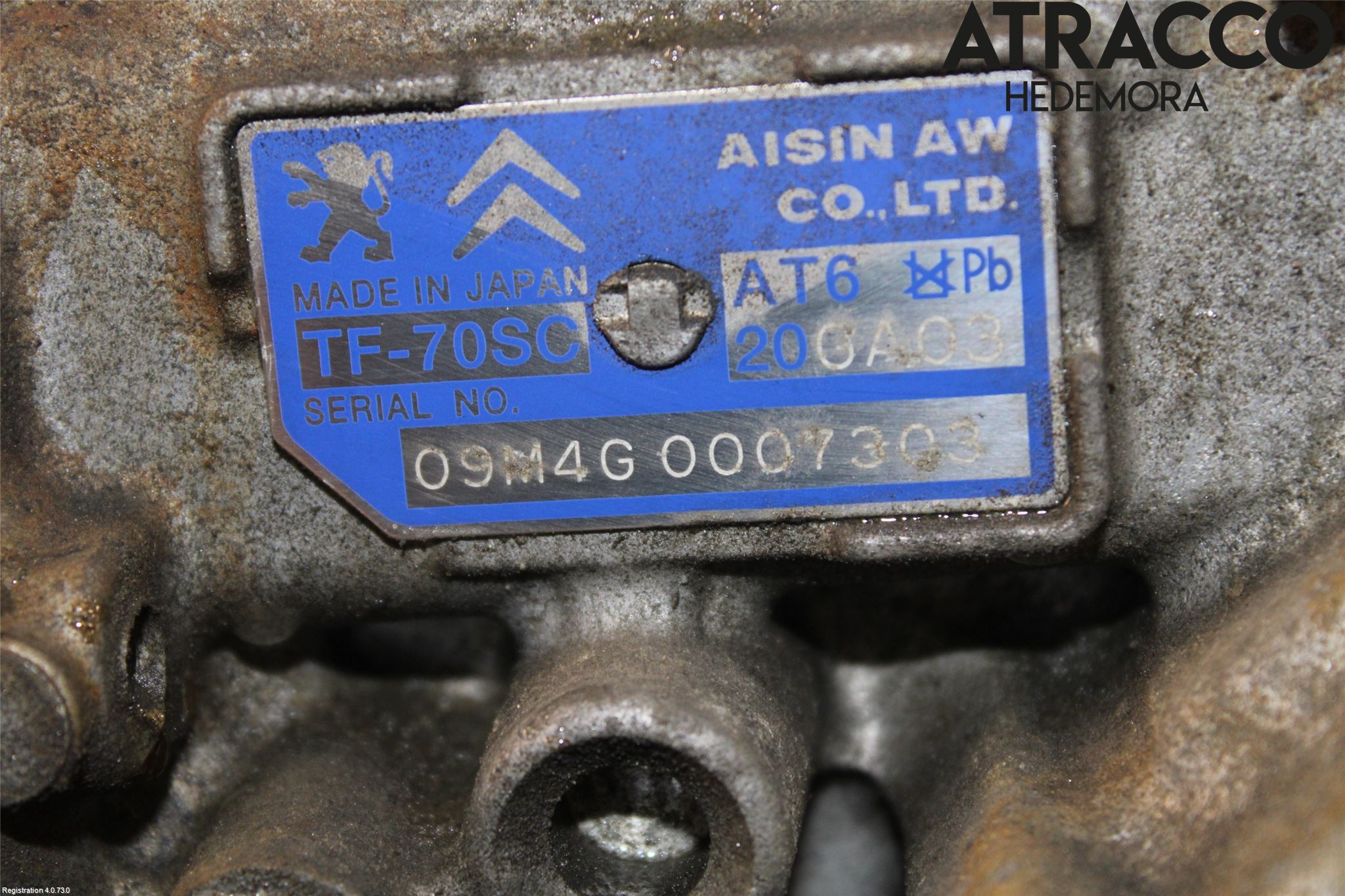 Peugeot 308 08-13 Gearkasse Automat