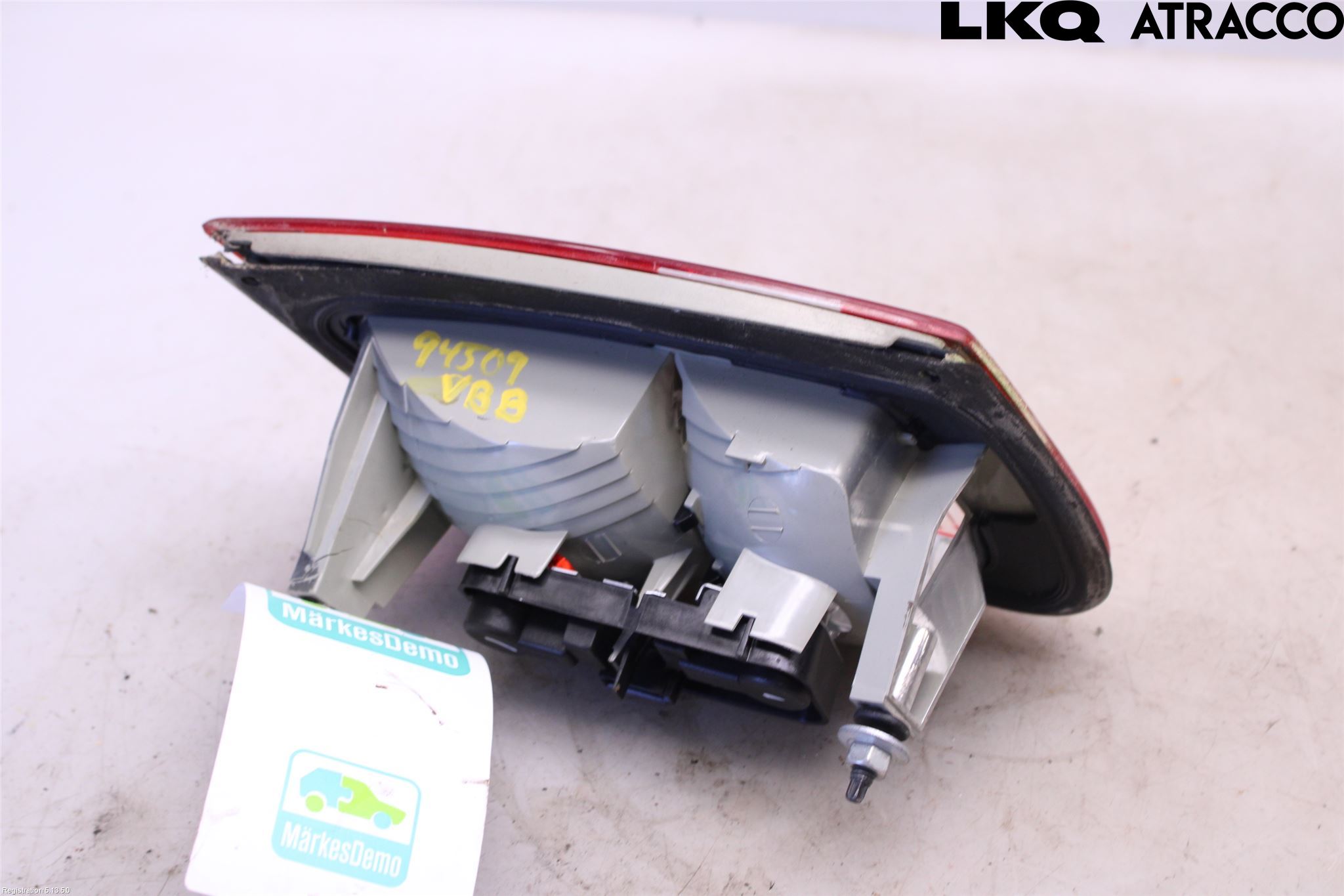 Saab 9-3 VER2/VER3 08-15 Baklykt Venstre  På Luke(Indre