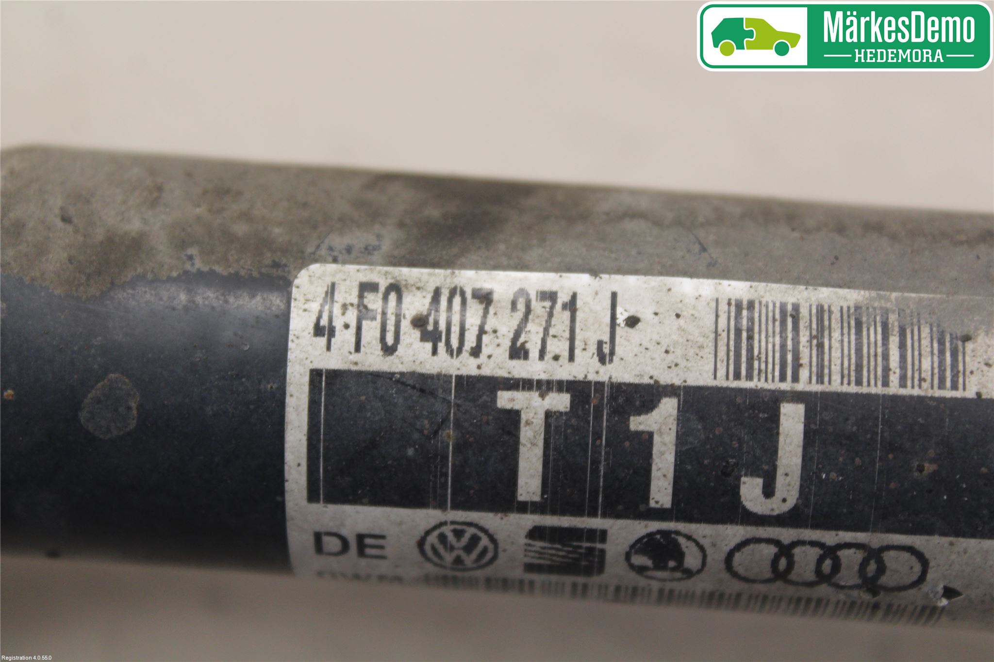 Audi A6/S6     05-11 Drivaksel Foran Kompl Venstre