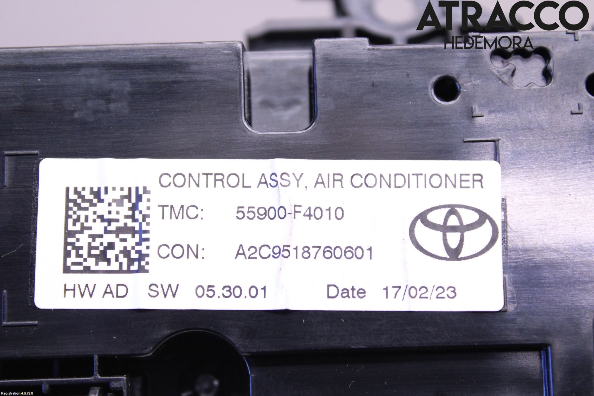 Toyota C-HR 16-23 Varme Ac Betjening-Display