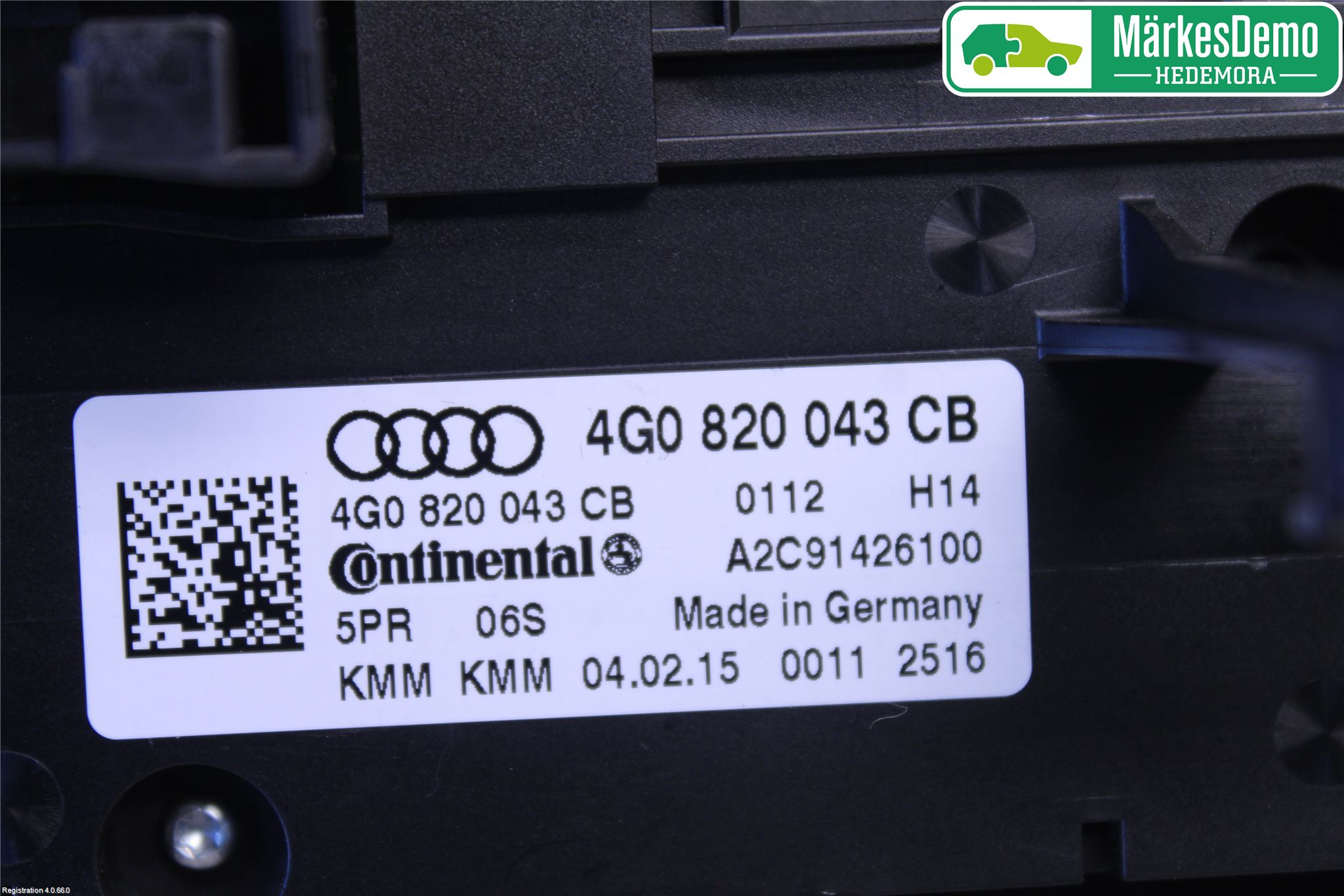 Audi A6 ALLROAD 12-18 Varme Ac Betjening-Display