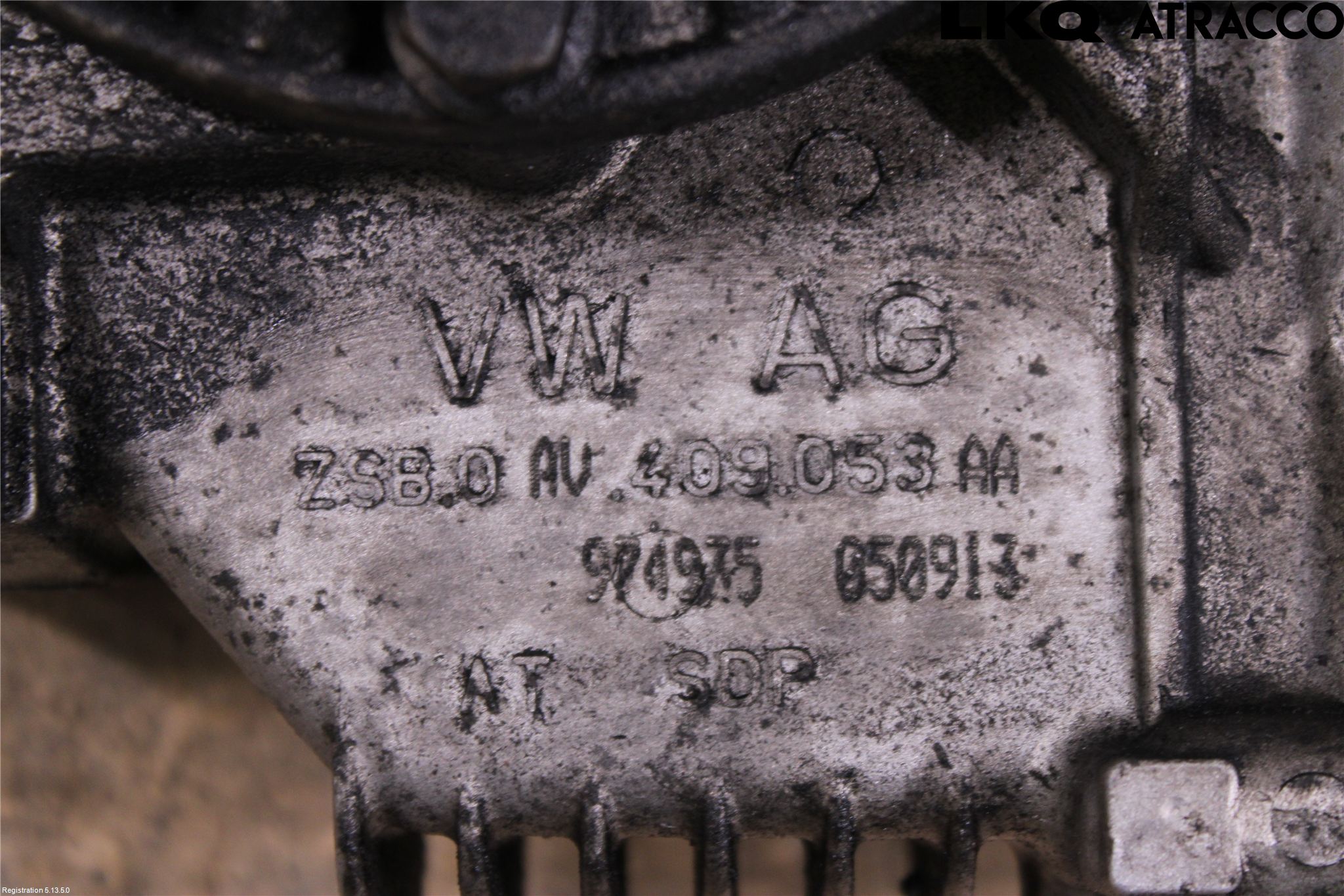 Volkswagen VW PASSAT 11-14 Gearkasse Fordelingskasse