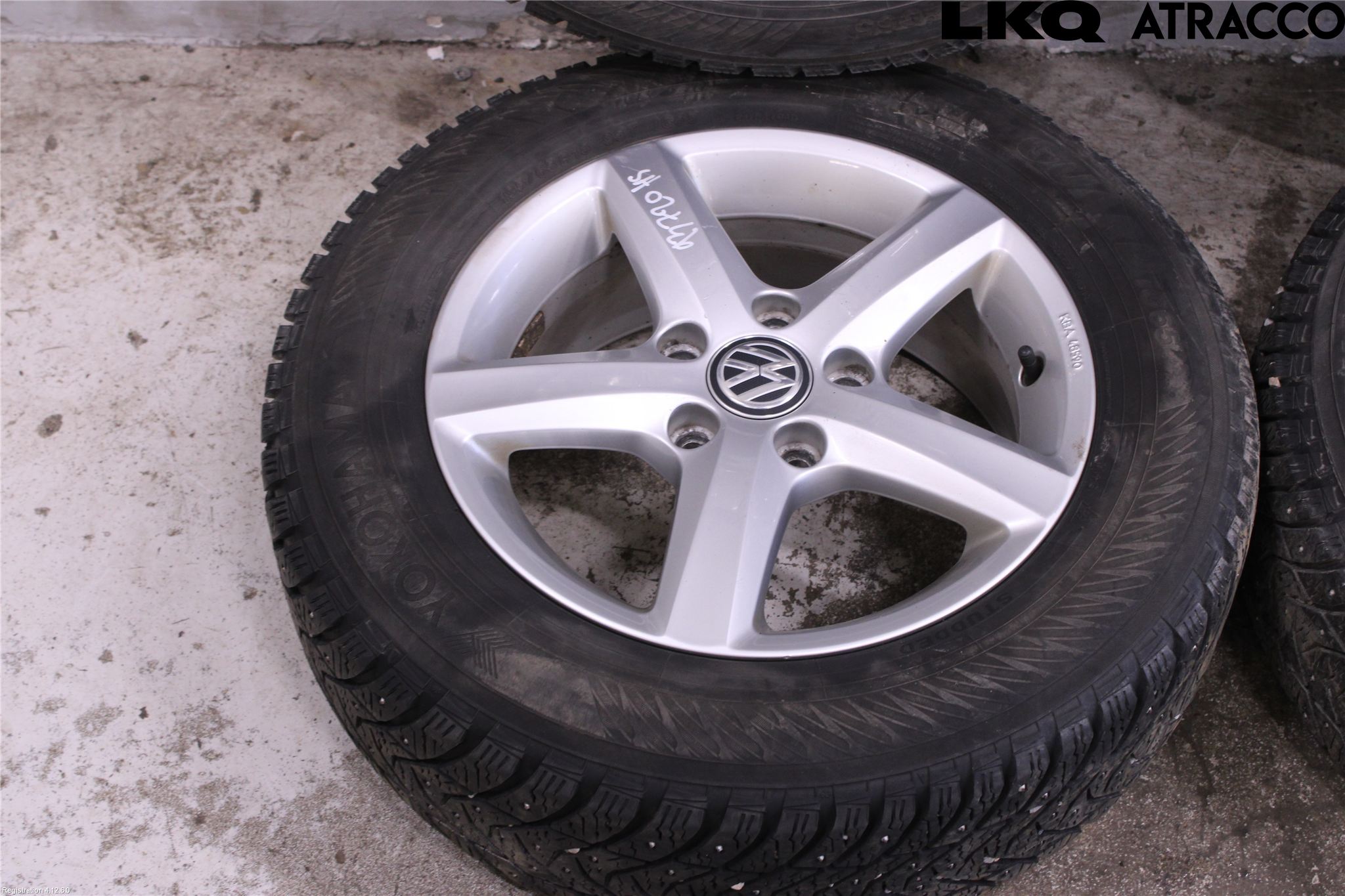 Volkswagen VW GOLF / E-GOLF VII 13-20 Dekk Vinter På Alu Felg 4Stk